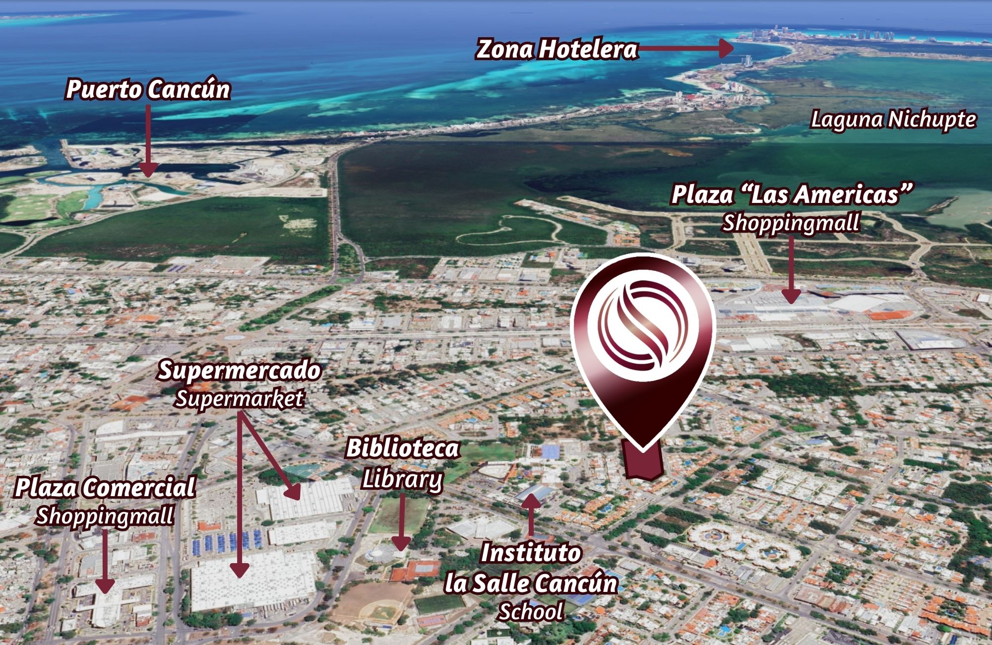 Lote multifamiliar a pasos de escuelas y supermercados, en venta Canc&uacute;n.