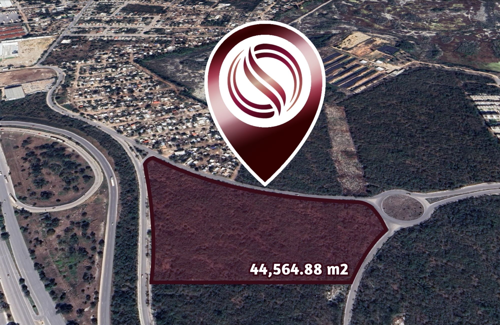 Terreno de 44,565 m2 en venta para uso comercial, al sur de M&eacute;rida.