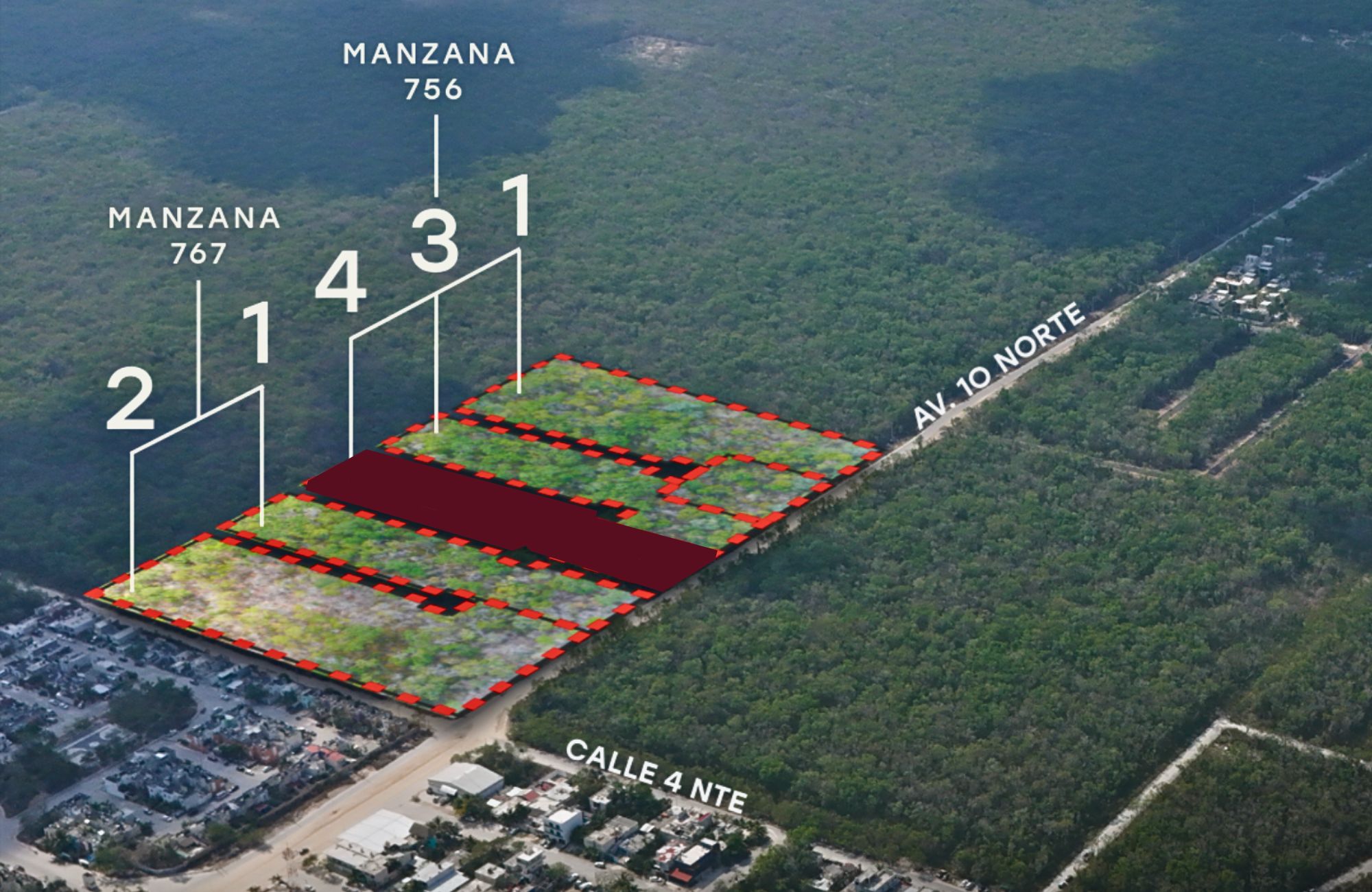 Multifamily land of 10,613 m&sup2;, for sale, Region 10, Tulum.