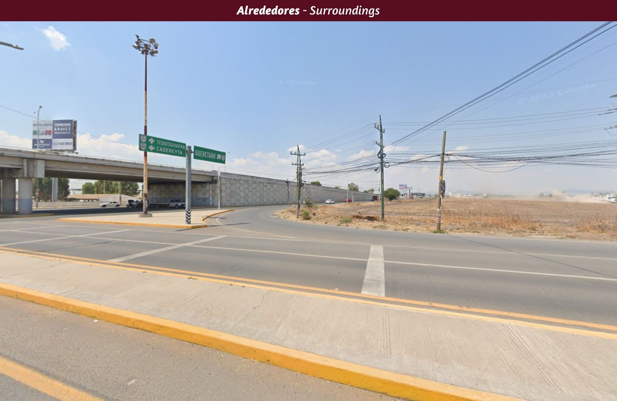 Macrolote Comercial en zona industrial, en venta, a un lado del Aeropuerto de Quer&eacute;taro.