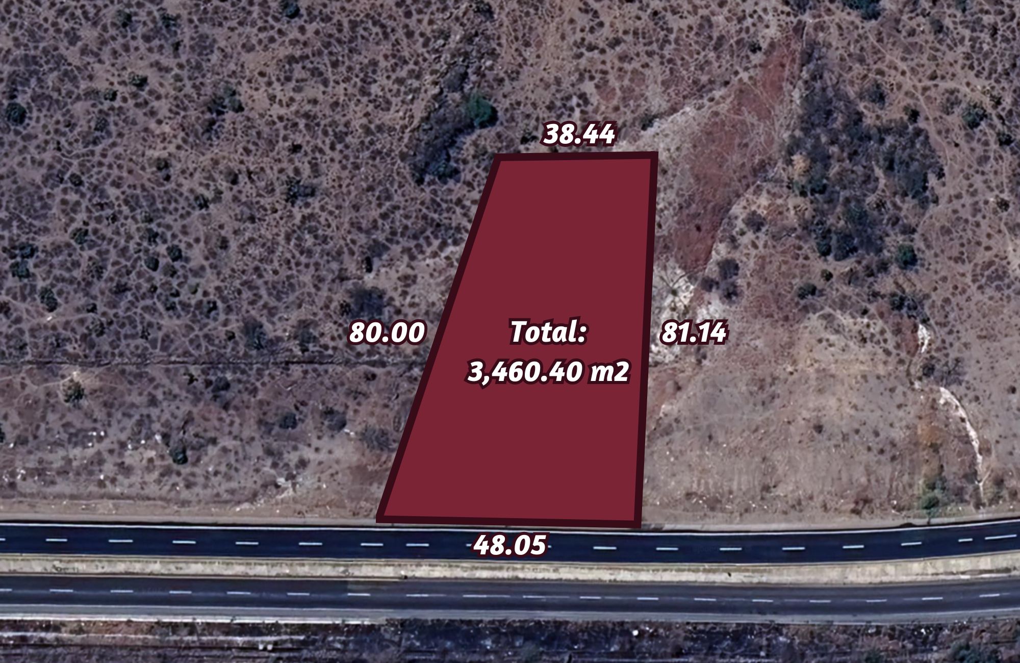 Lote para uso comercial de 3,460 m2 , en venta, Juriquilla, Quer&eacute;taro.