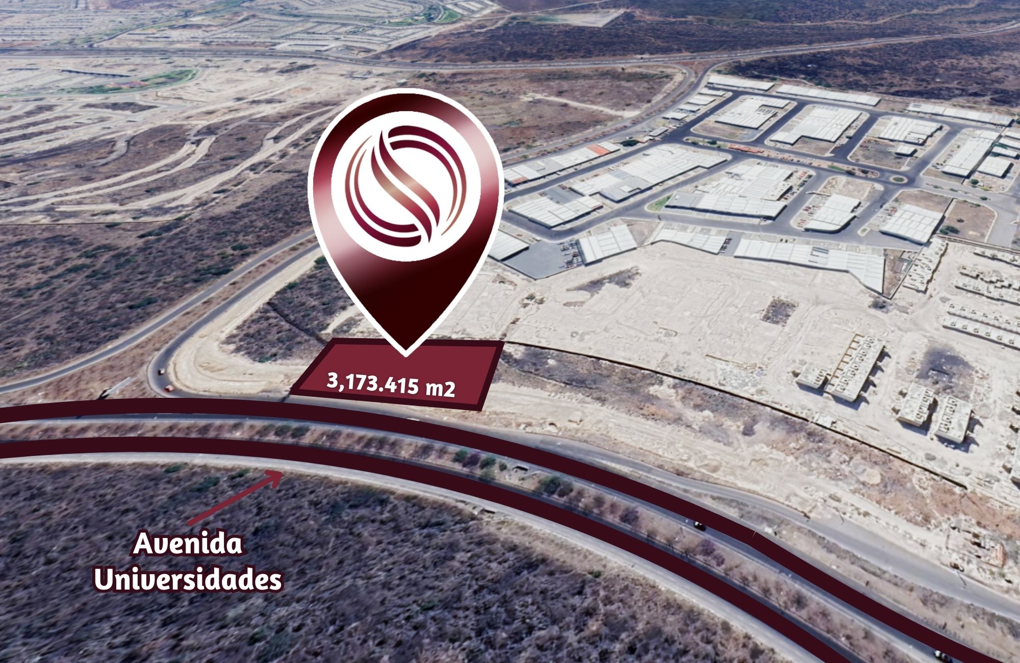 Lote comercial de 4,141 m2, en venta, El Marqu&eacute;s, Quer&eacute;taro