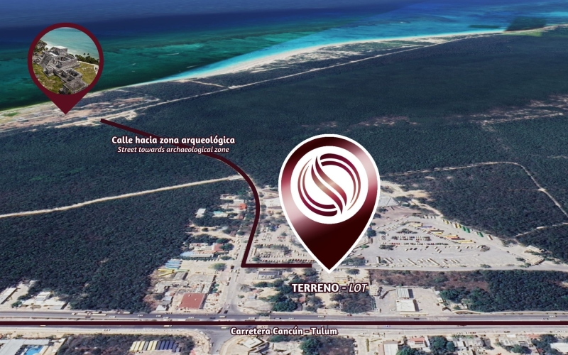 Lot in Archaeological Zone, Mixed Land Use, For Sale, Tulum, Quintana Roo.