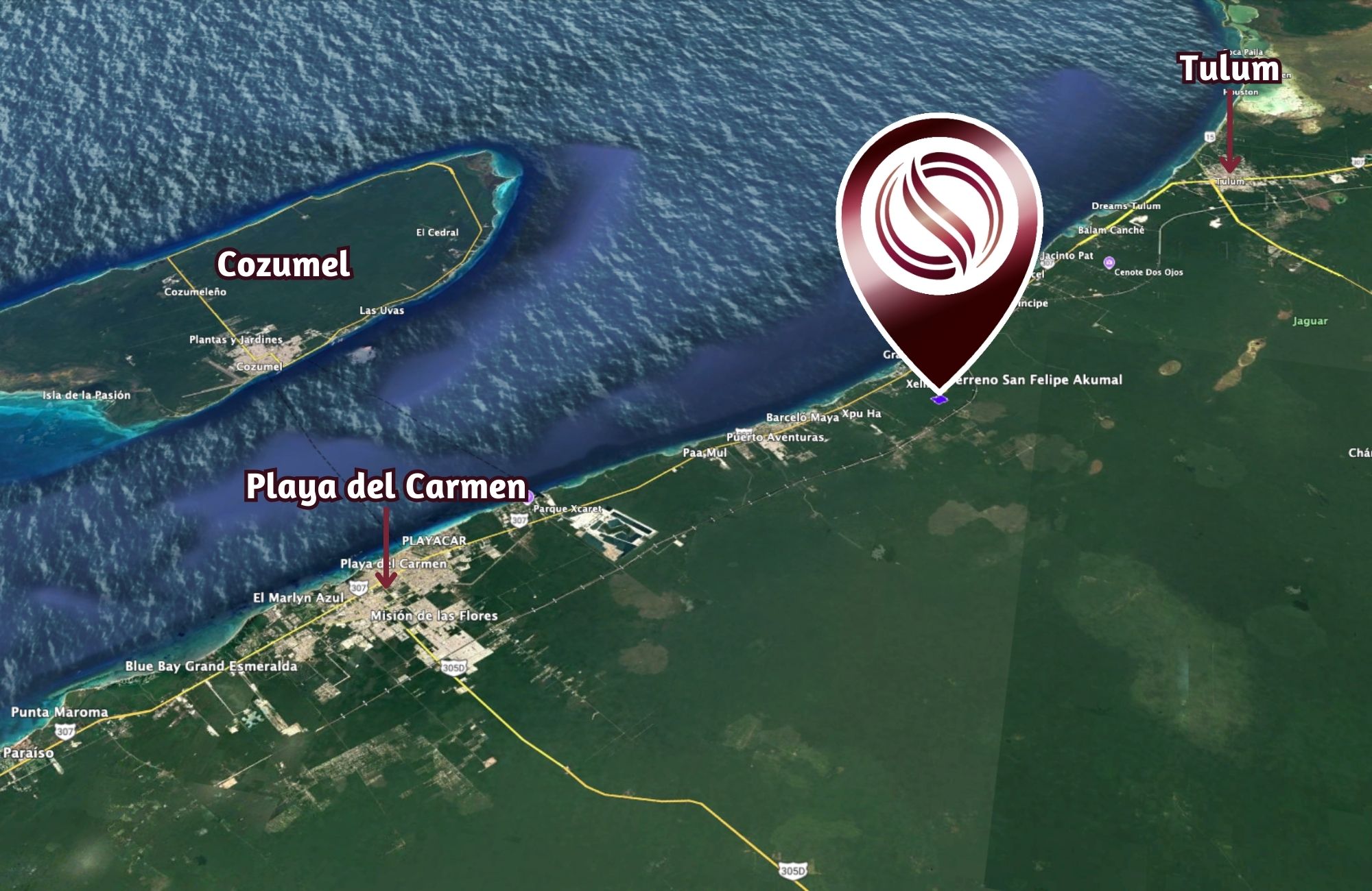 Macro-Lot 39 Ha for Sale in Akumal, Tulum