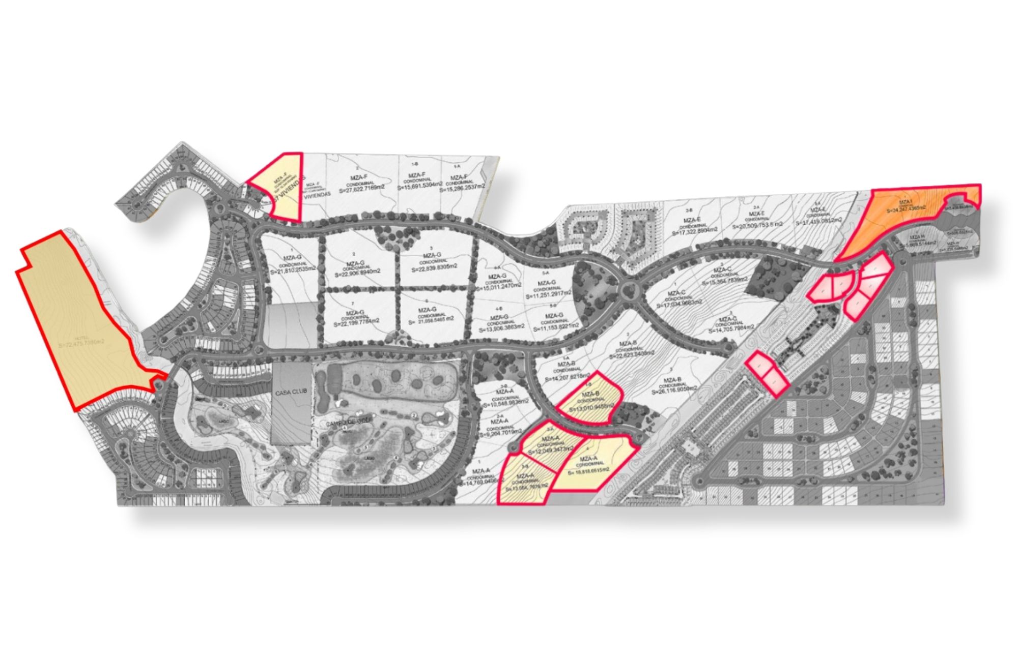 Lote de 18,818 m&sup2; en comunidad cerrada con campo de golf, en venta, San Miguel de Allende.