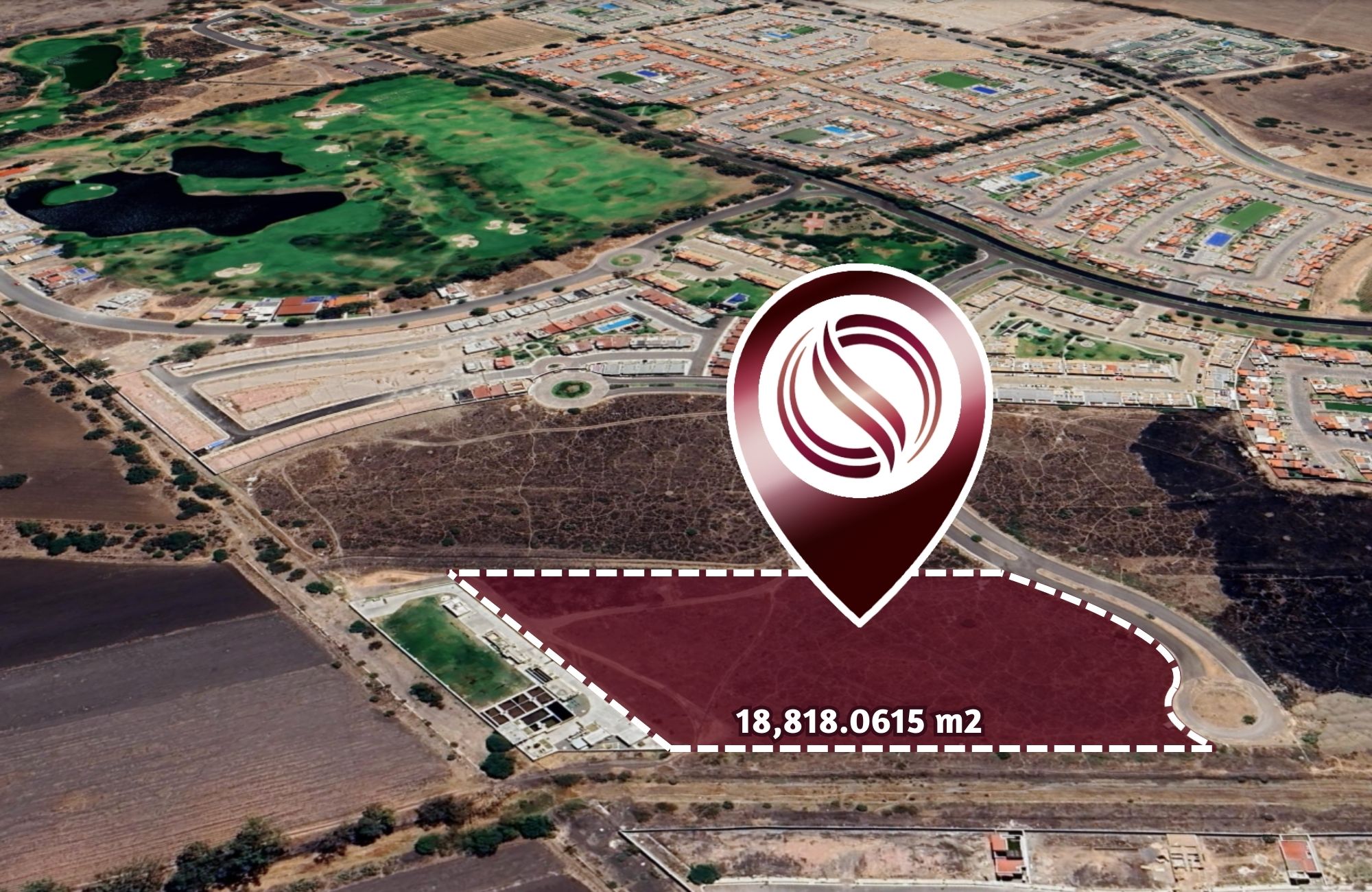 Lote comercial en campo de golf, vi&ntilde;edos, en venta, San Miguel de Allende.