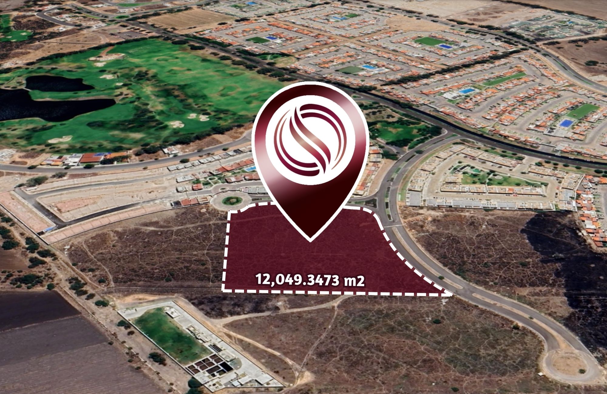 Lote de 13,854 m&sup2; en comunidad cerrada con campo de golf, en venta, San Miguel de Allende.