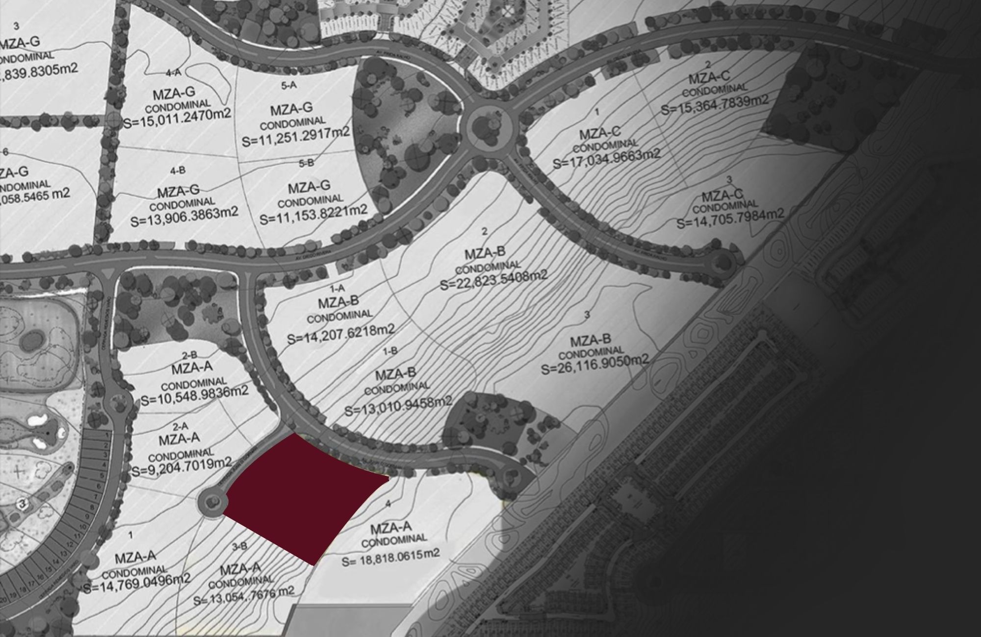 Lote de 13,854 m&sup2; en comunidad cerrada con campo de golf, en venta, San Miguel de Allende.