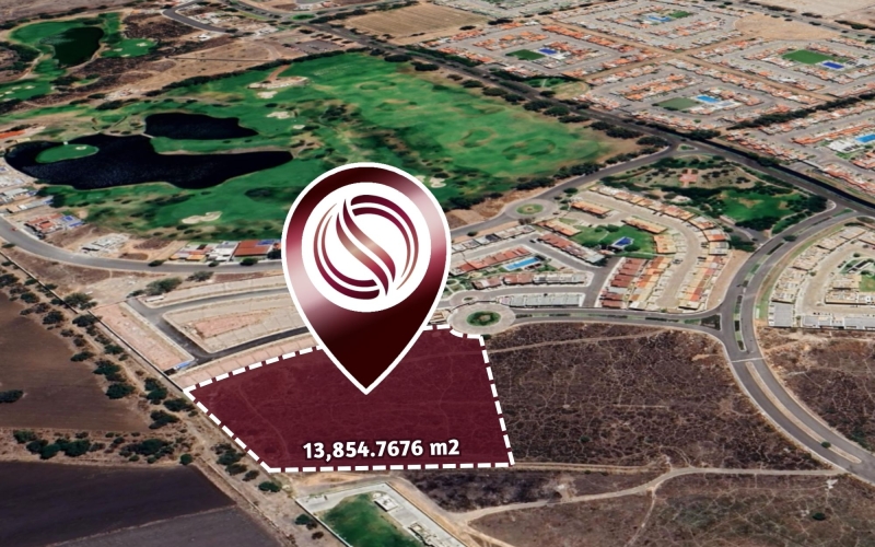 Lote de 13,854 m&sup2; en comunidad cerrada con campo de golf, en venta, San Miguel de Allende.
