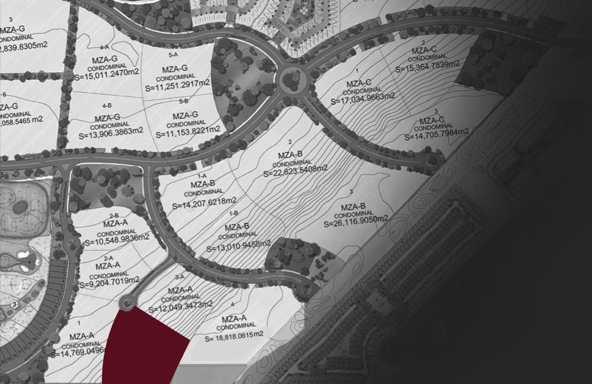 Lote para 67 viviendas en comunidad con campo de golf, en venta, San Miguel de Allende.