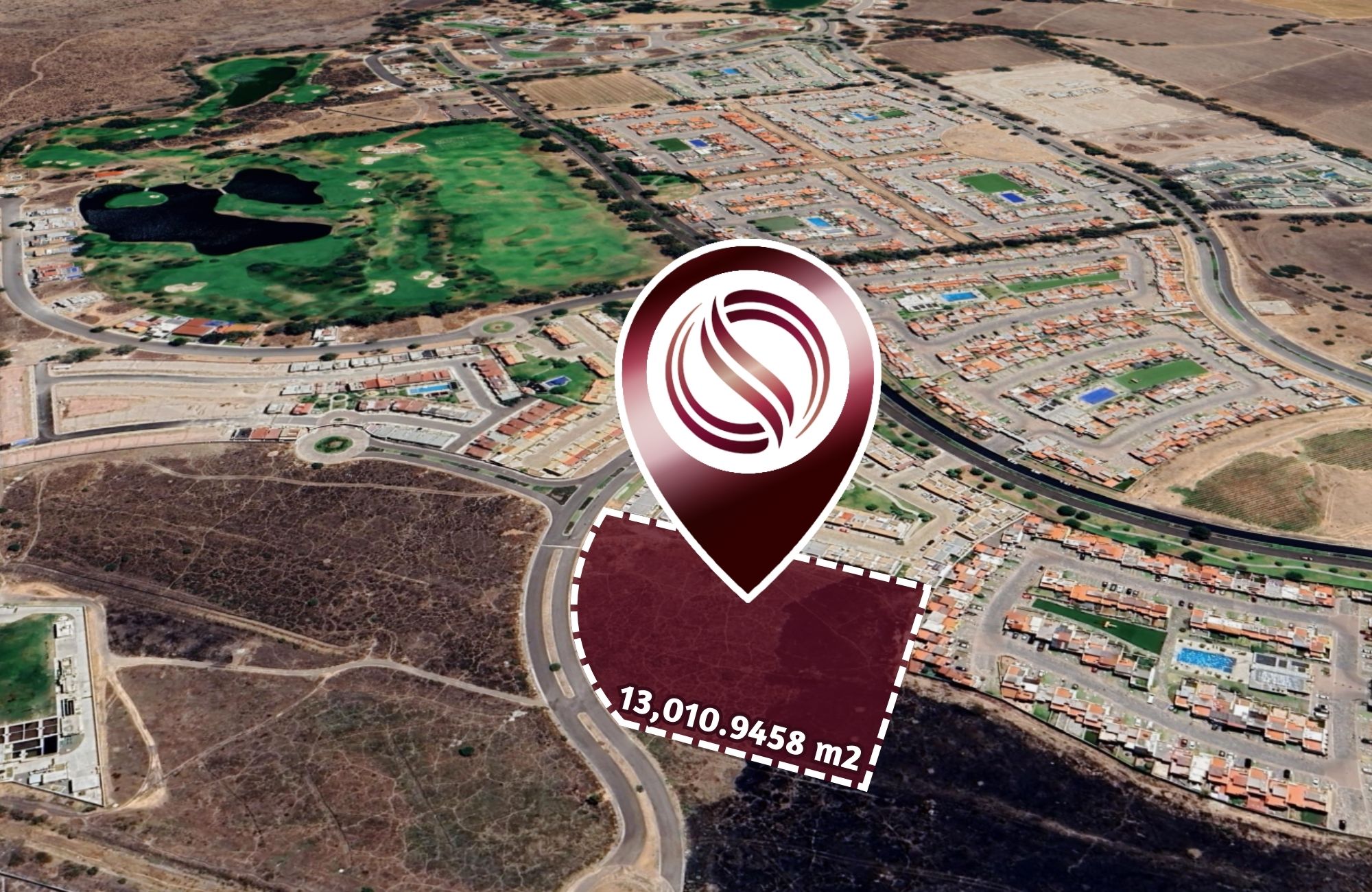 Lote de 12,049 m&sup2; en comunidad cerrada con campo de golf, en venta, San Miguel de Allende.