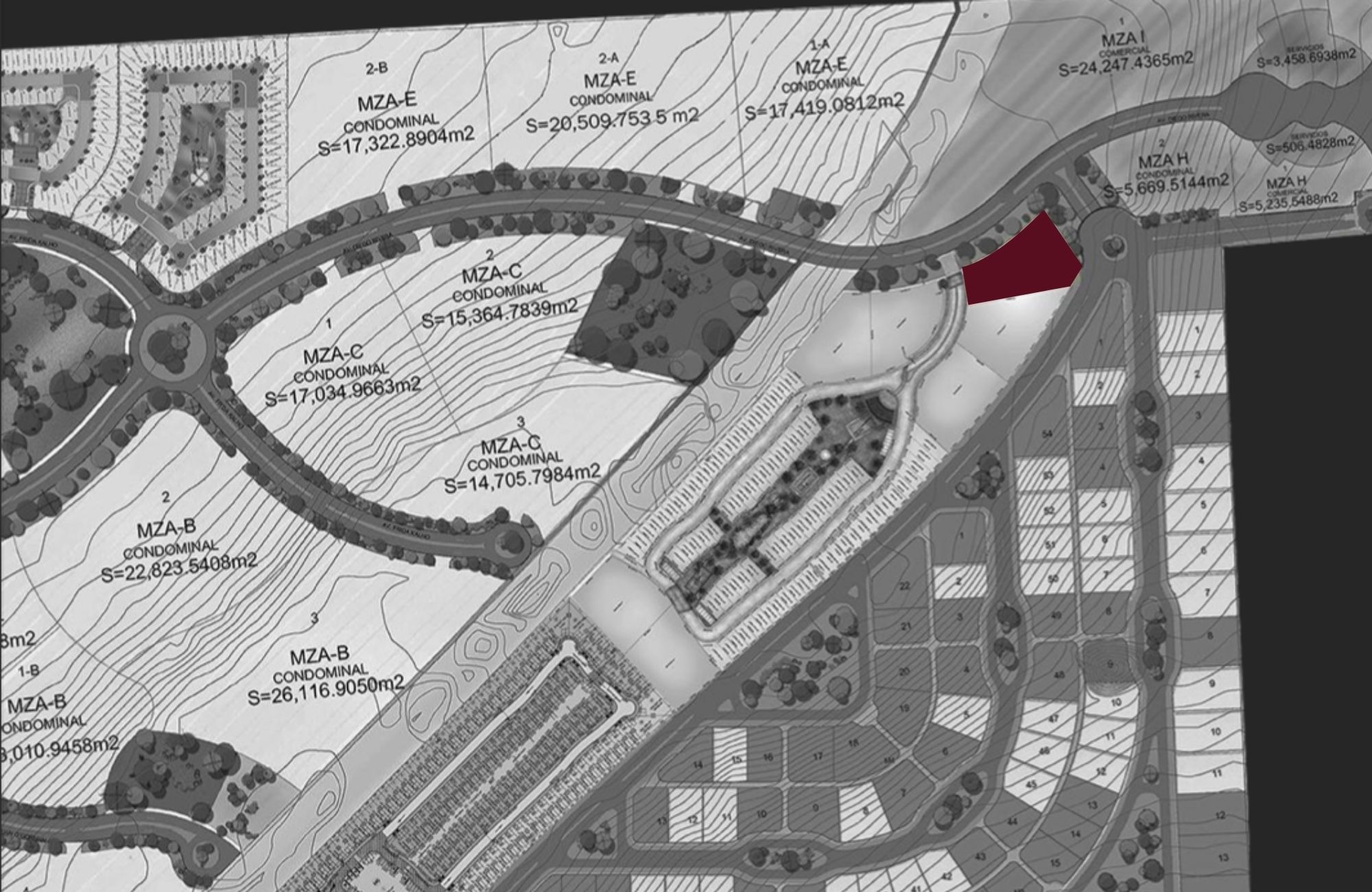 Lote para 31 viviendas en comunidad cerrada con campo de golf, en venta, San Miguel de Allende.