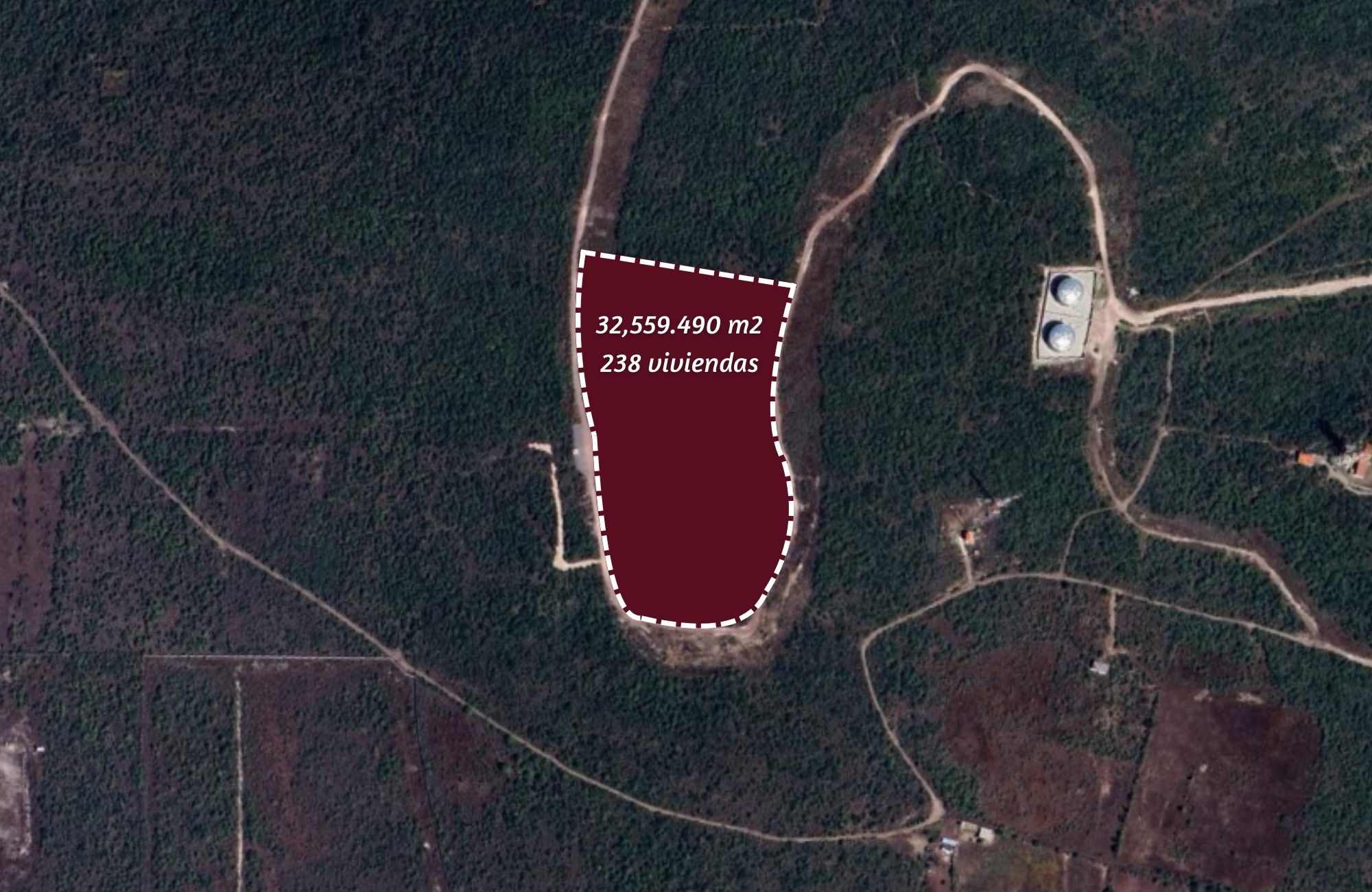 Macrolote de&nbsp; 64,721 m2 en comunidad cerrada, en venta, El Marqu&eacute;s, Quer&eacute;taro