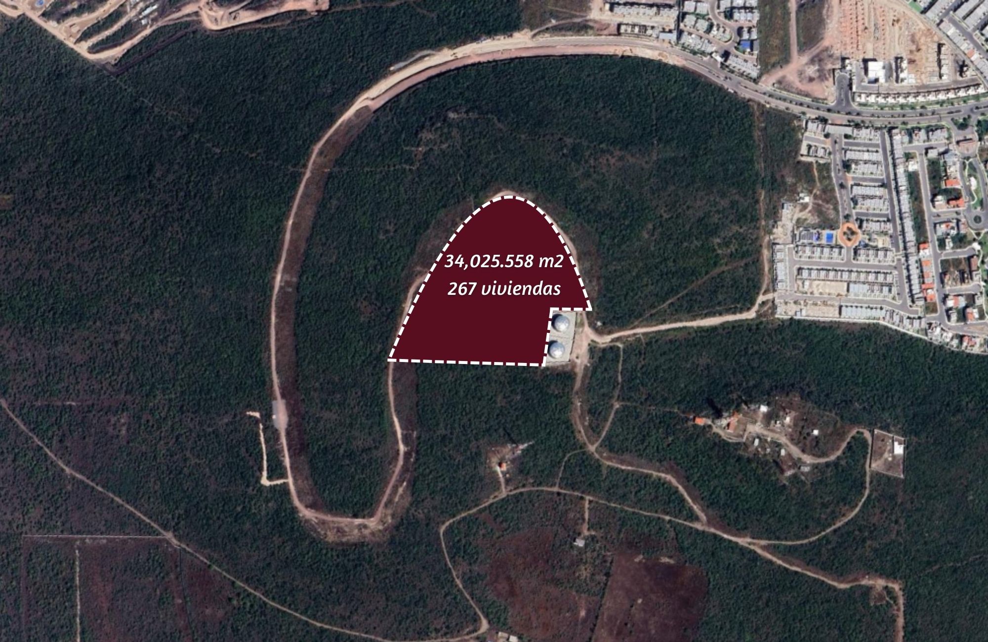 Macrolote de&nbsp; 64,721 m2 en comunidad cerrada, en venta, El Marqu&eacute;s, Quer&eacute;taro