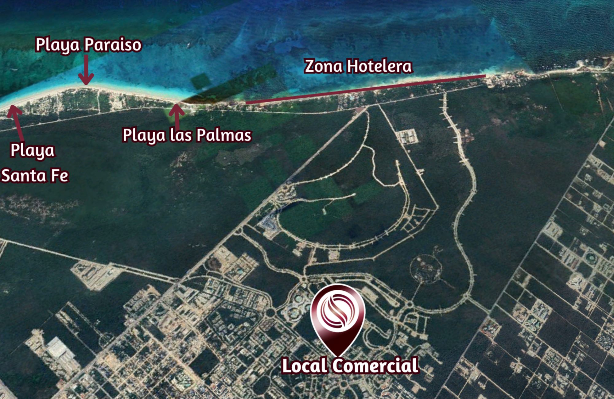 Local comercial a la venta en Aldea Zama Tulum