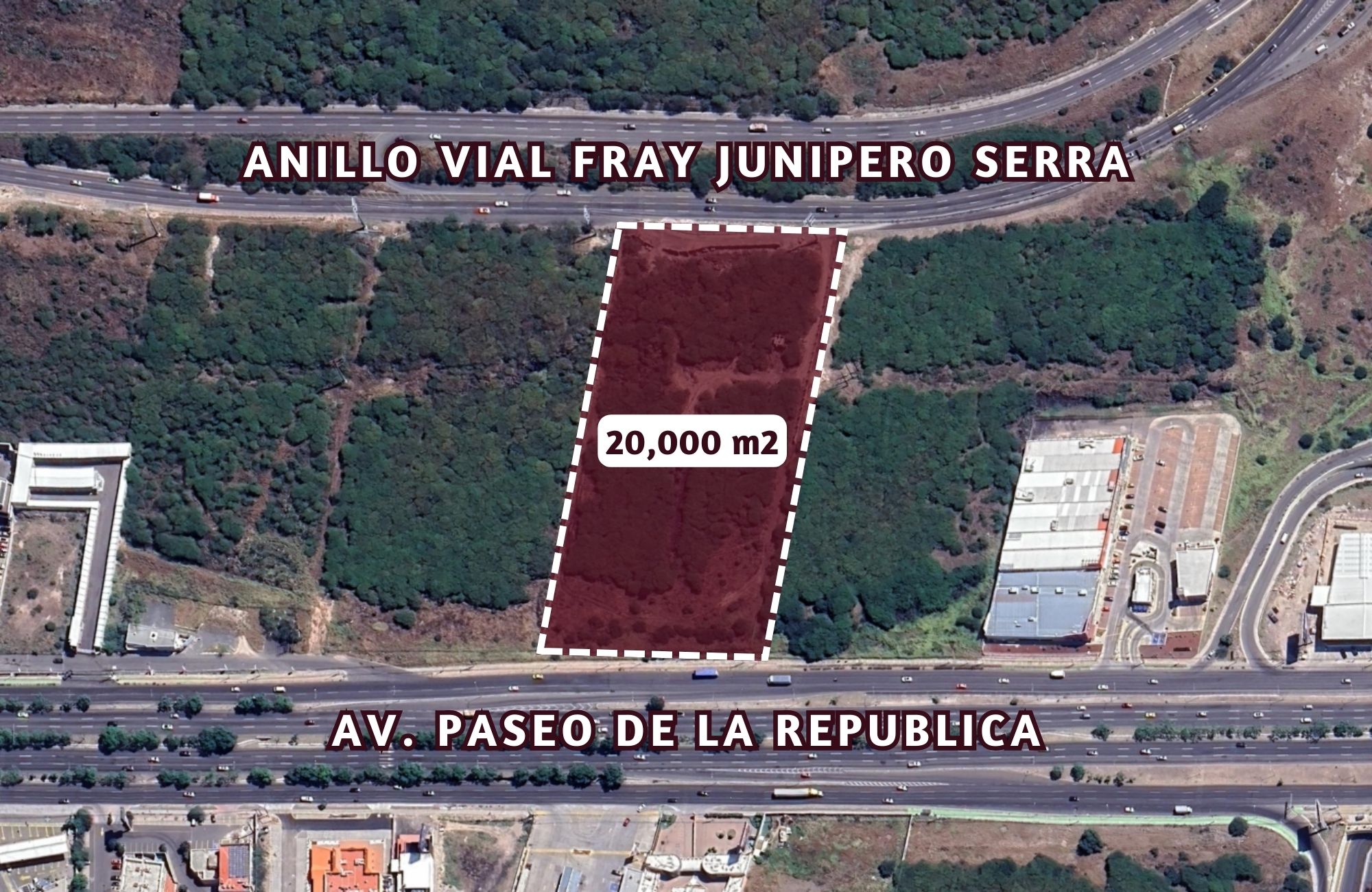 2 Hectareas en venta, sobre av. Paseo de la Rep&uacute;blica, en Juriquilla, Quer&eacute;taro