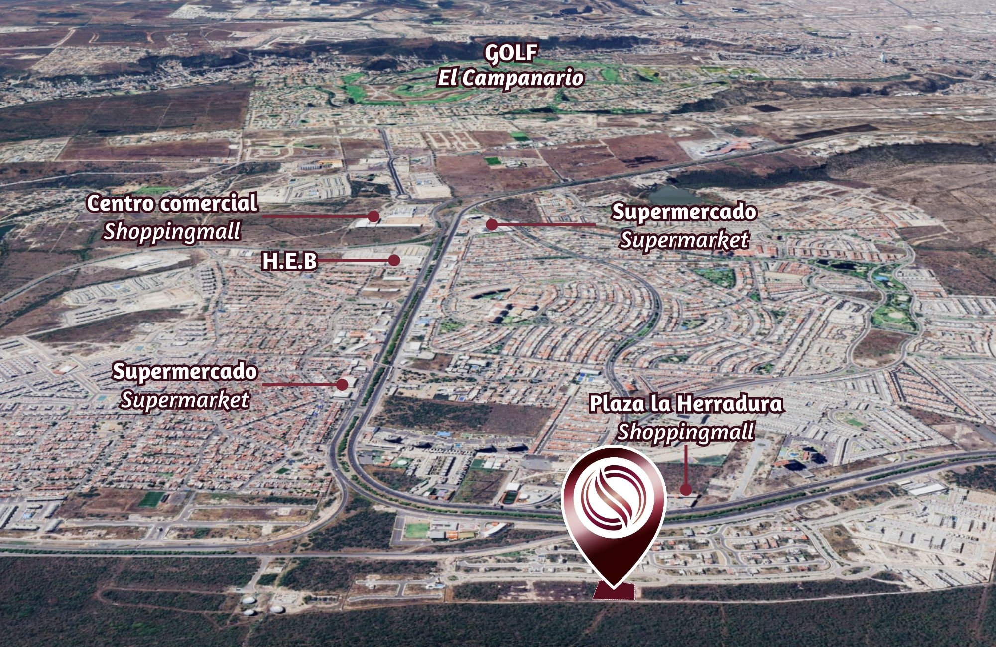 Lote para desarrollo vertical de 5,453 m2, en venta, en El Refugio, Quer&eacute;taro