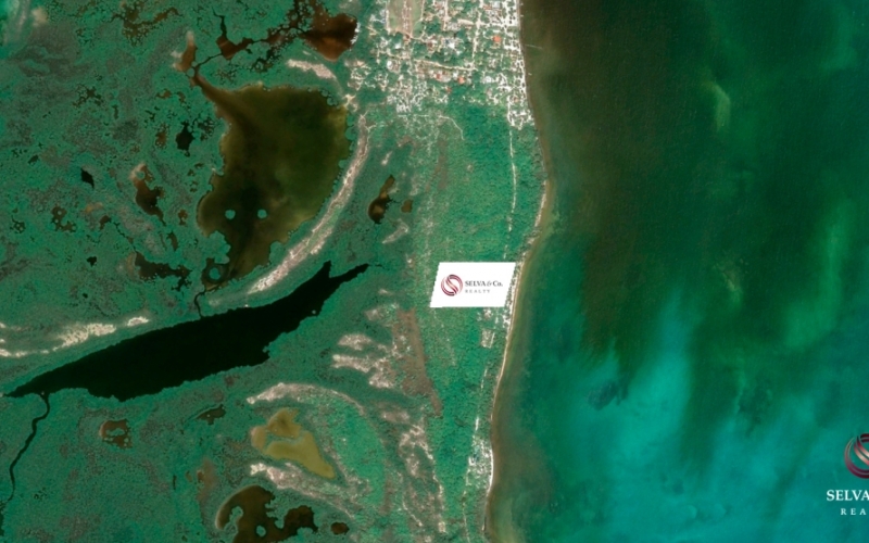 Terreno frente al mar en Siaan Kaan Tulum