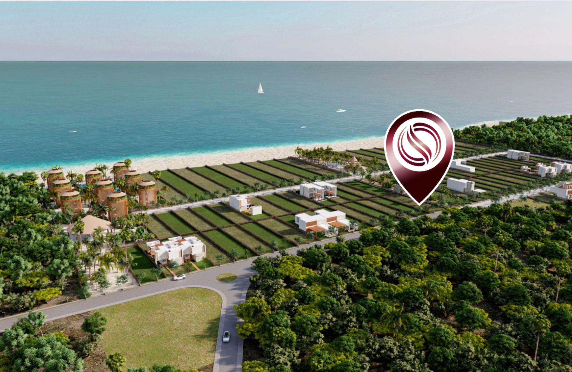 Terreno uso de suelo Residencial con club de playa en venta, Chuburn&aacute;, M&eacute;rida