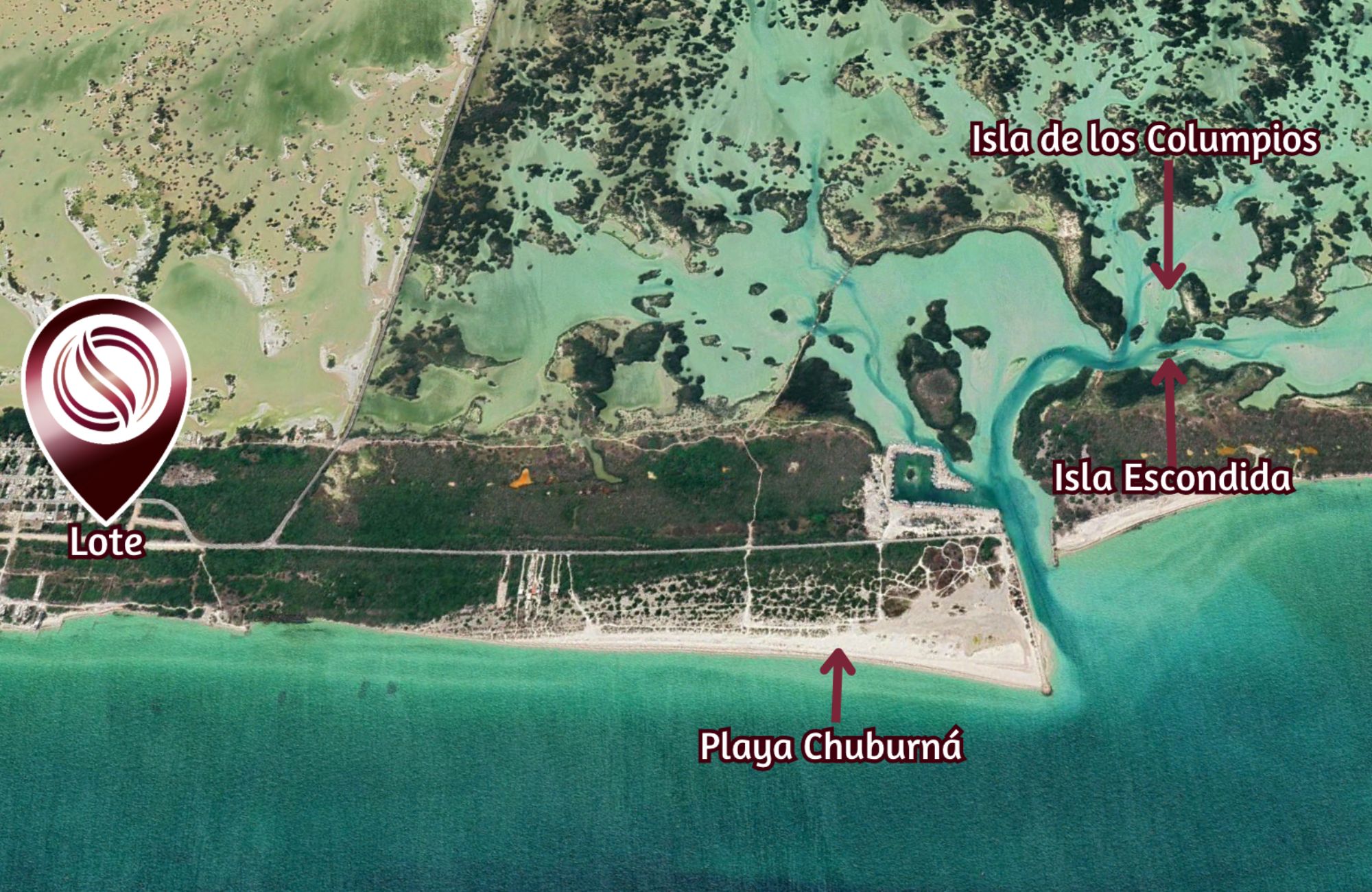 Terreno uso de suelo Residencial con club de playa en venta, Chuburn&aacute;, M&eacute;rida