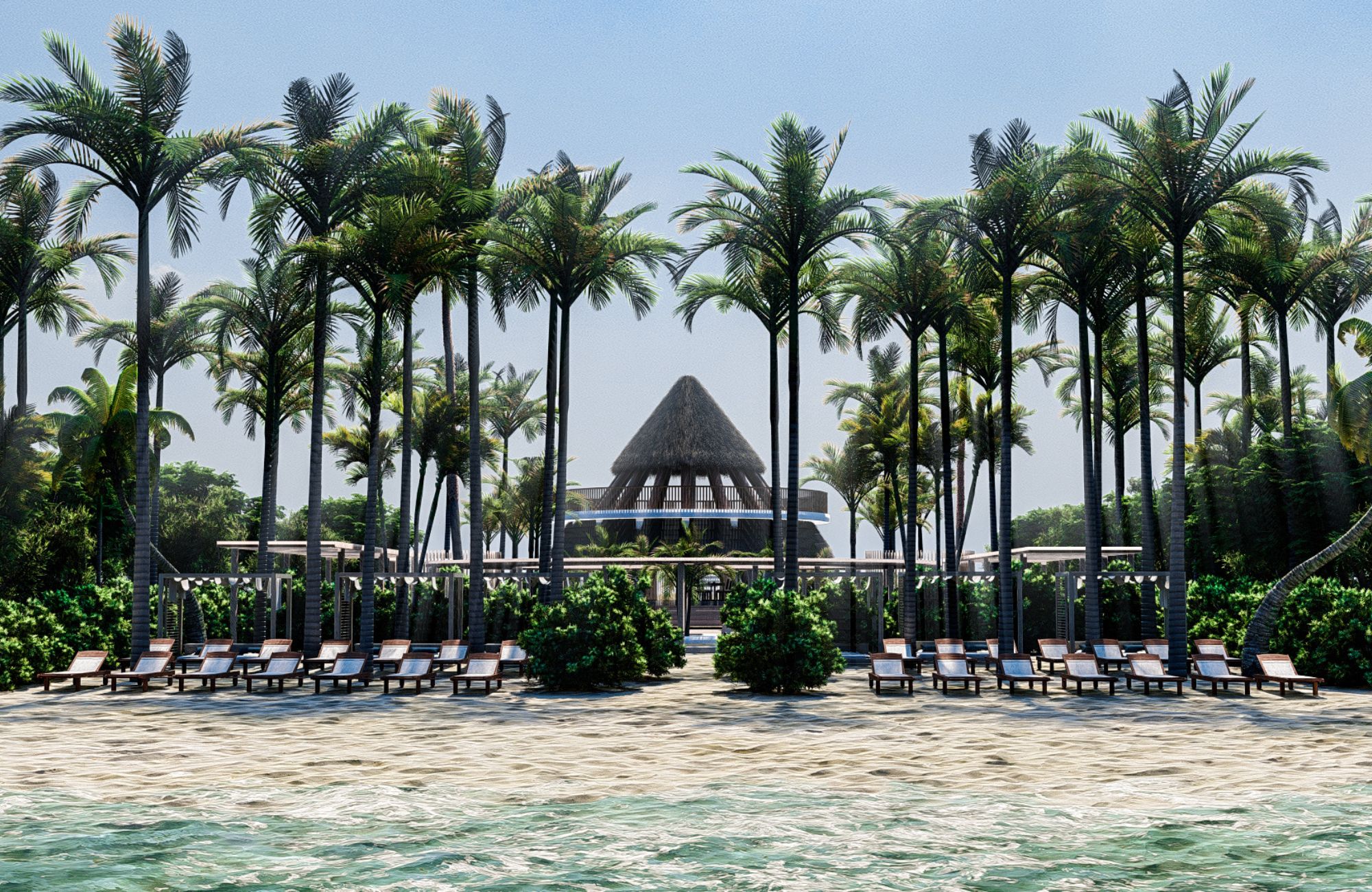 Terreno uso de suelo Residencial con club de playa en venta, Chuburn&aacute;, M&eacute;rida