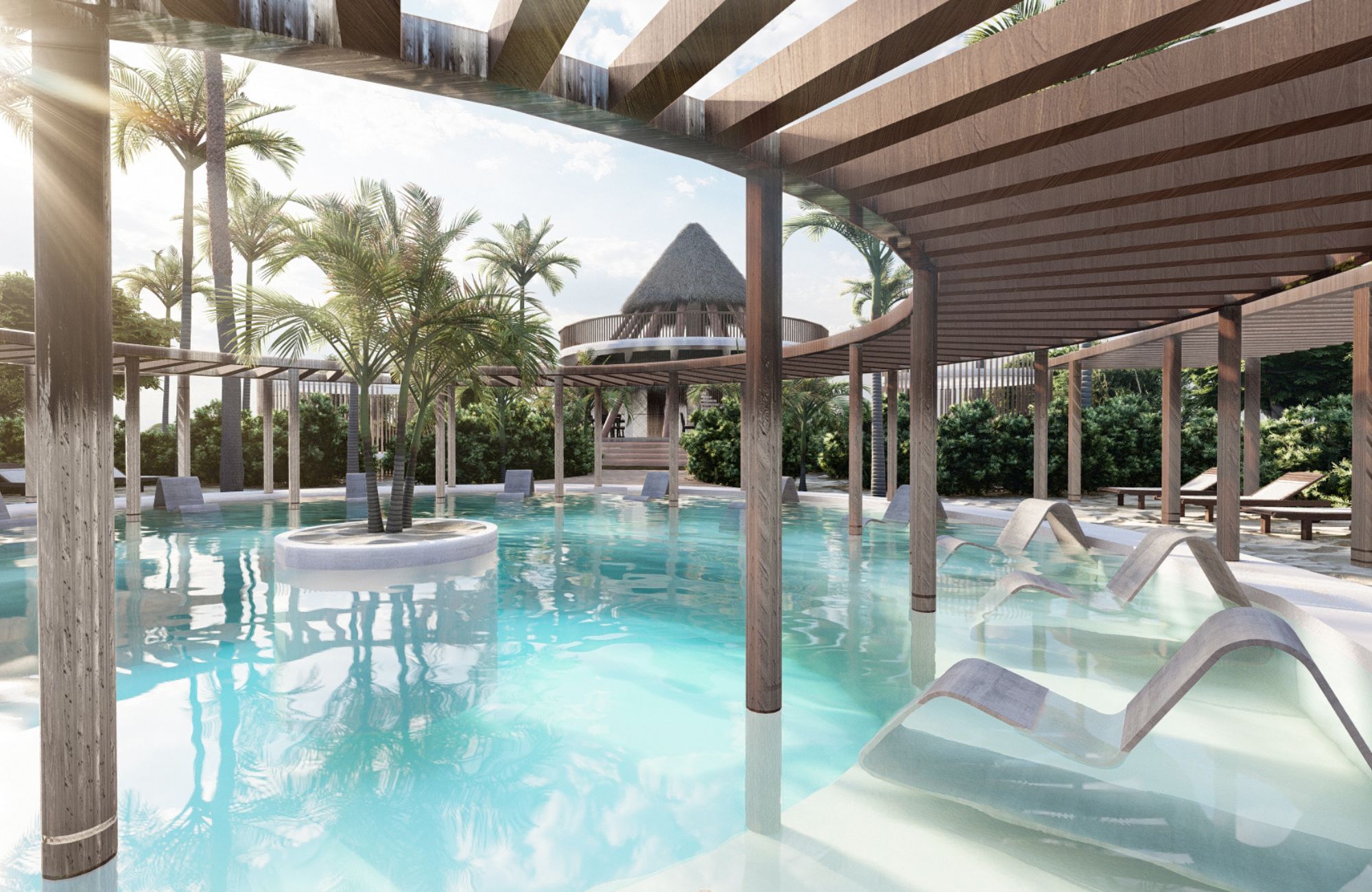 Terreno uso de suelo Residencial con club de playa en venta, Chuburn&aacute;, M&eacute;rida