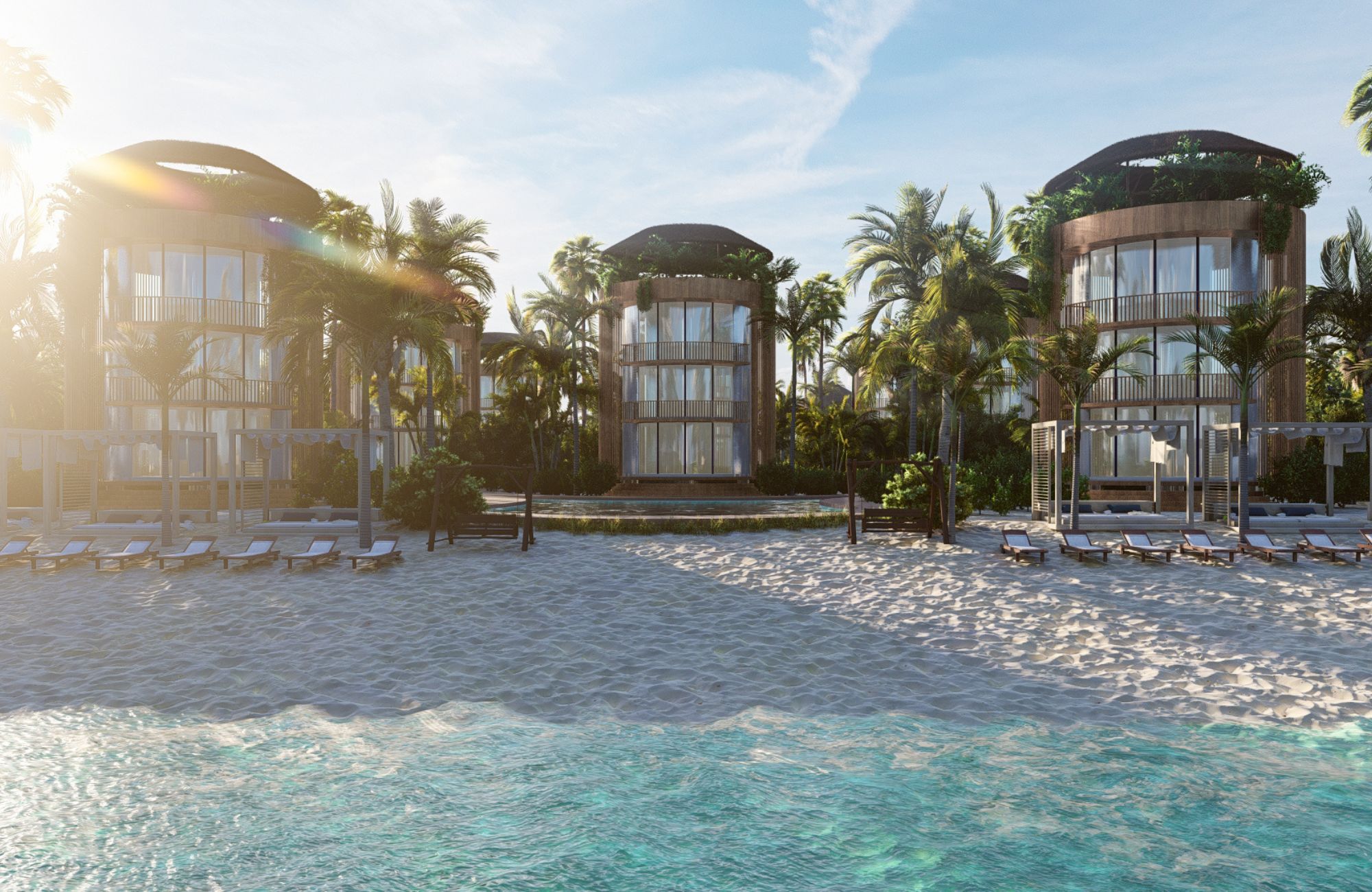 Terreno uso de suelo Residencial con club de playa en venta, Chuburn&aacute;, M&eacute;rida