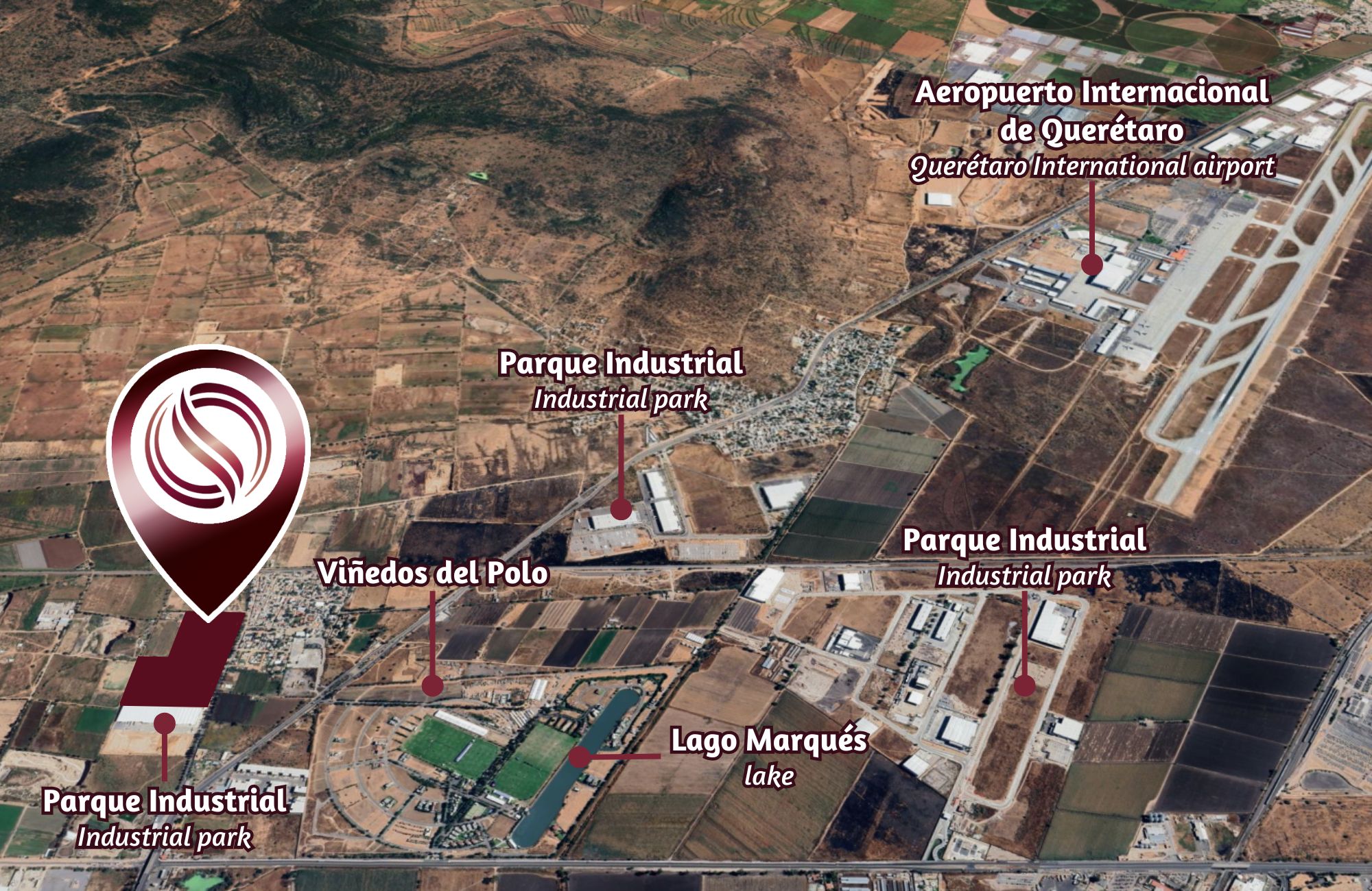 Lote agr&iacute;cola con uso de suelo industrial, en venta, El Marqu&eacute;s, Quer&eacute;taro.