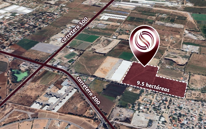 Lote agr&iacute;cola con uso de suelo industrial, en venta, El Marqu&eacute;s, Quer&eacute;taro.