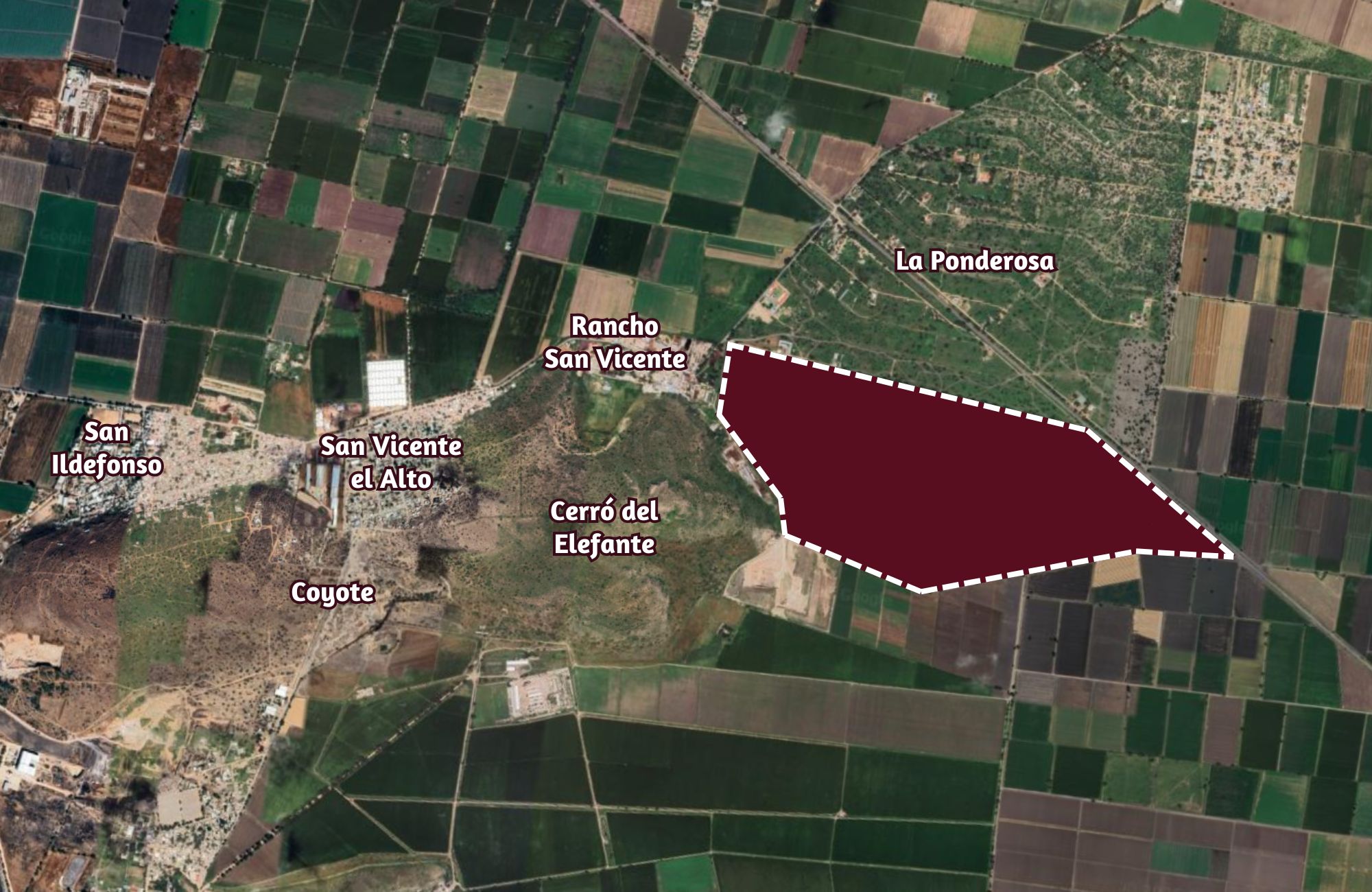 Lote Agricola a un costado del Cerro del Elefante, en venta, La Ponderosa, Quer&eacute;taro