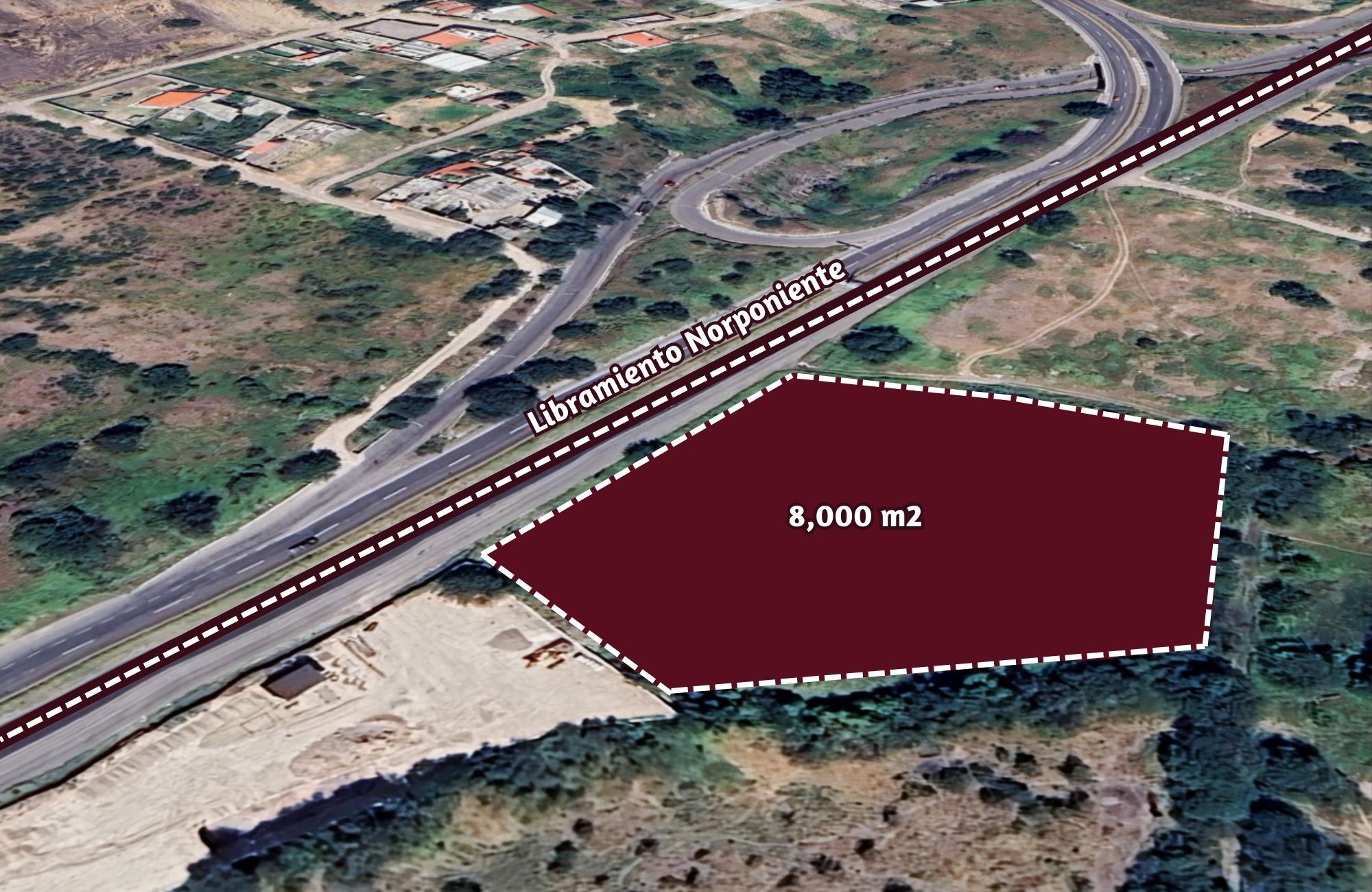 Lote uso de suelo Comercial, sobre el libramiento Norponiente, venta, Quer&eacute;taro.