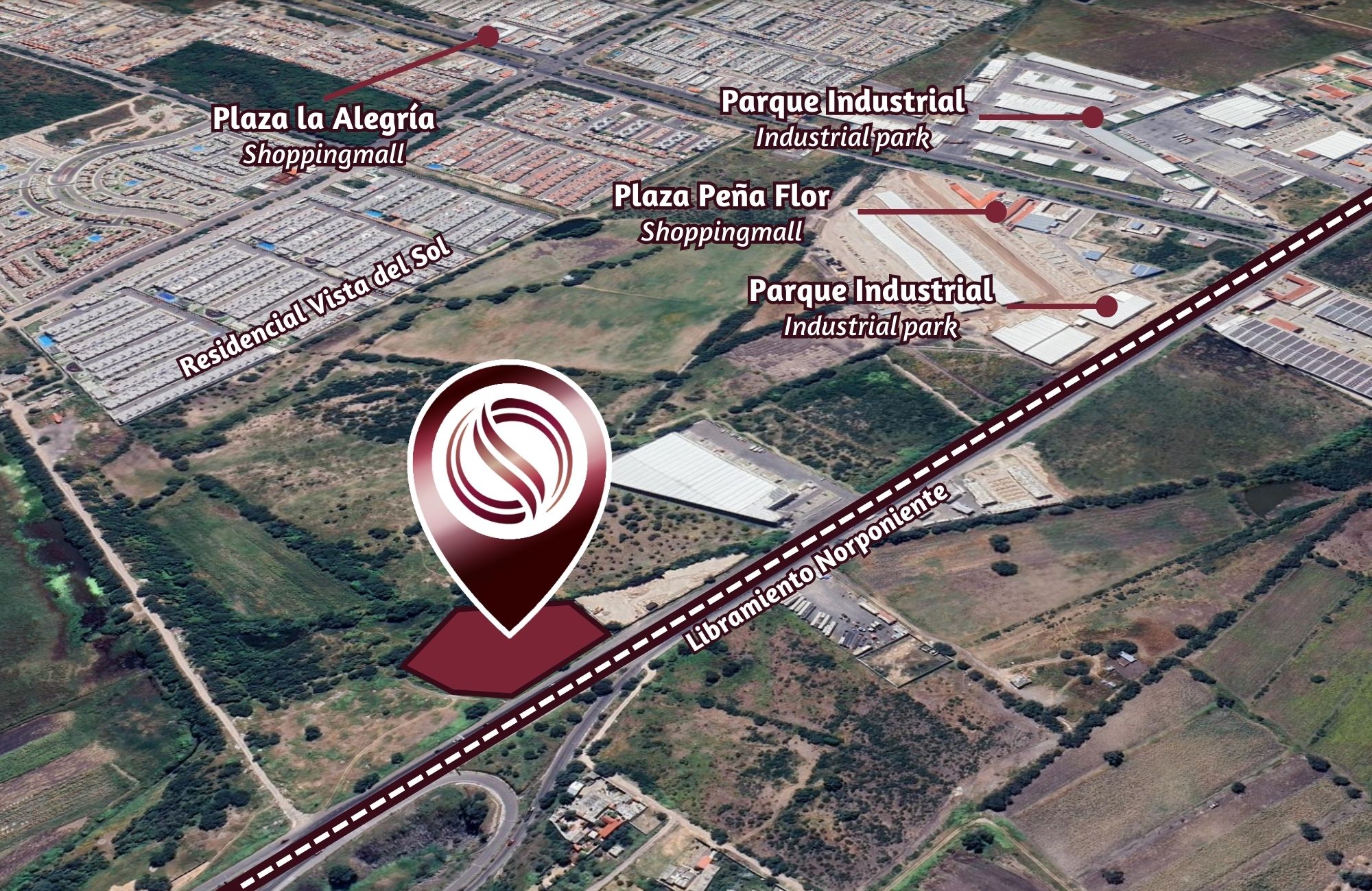 Lote uso de suelo Comercial, sobre el libramiento Norponiente, venta, Quer&eacute;taro.