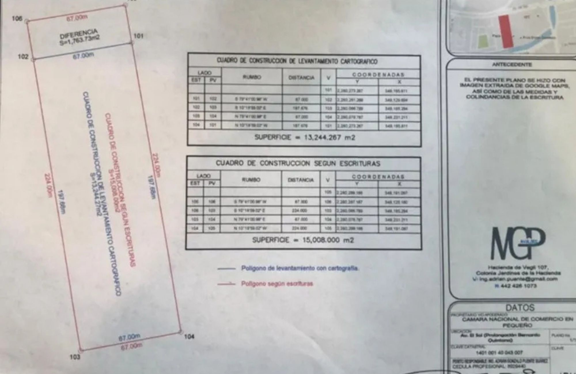 Macrolote habitacional de 5,988 m2 en venta, Jurica, Quer&eacute;taro.