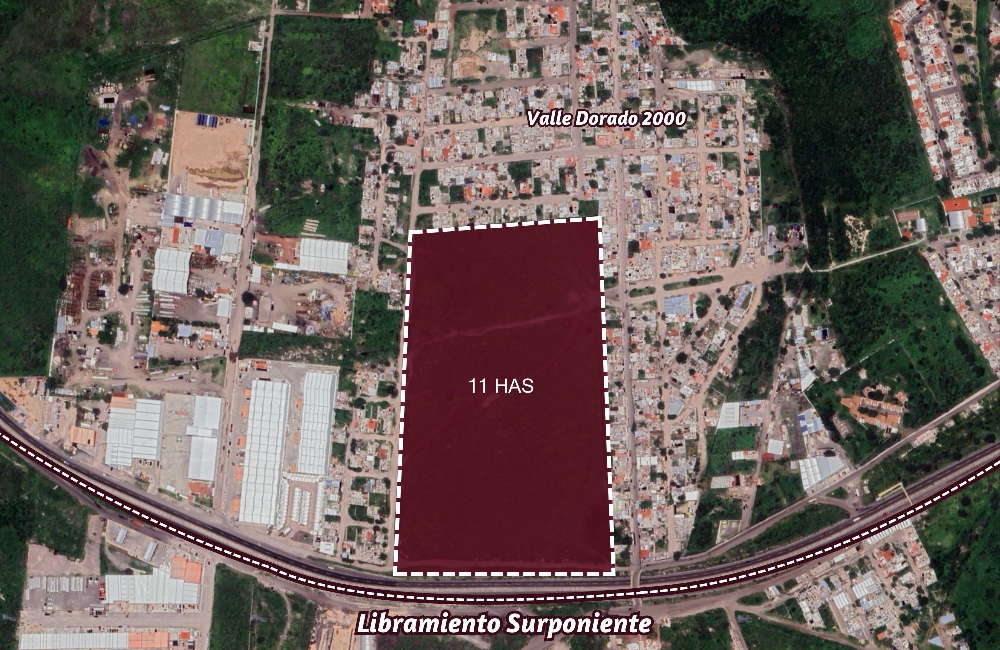 11 Hect&aacute;reas en venta, para desarrolladores, Valle Dorado, Quer&eacute;taro.