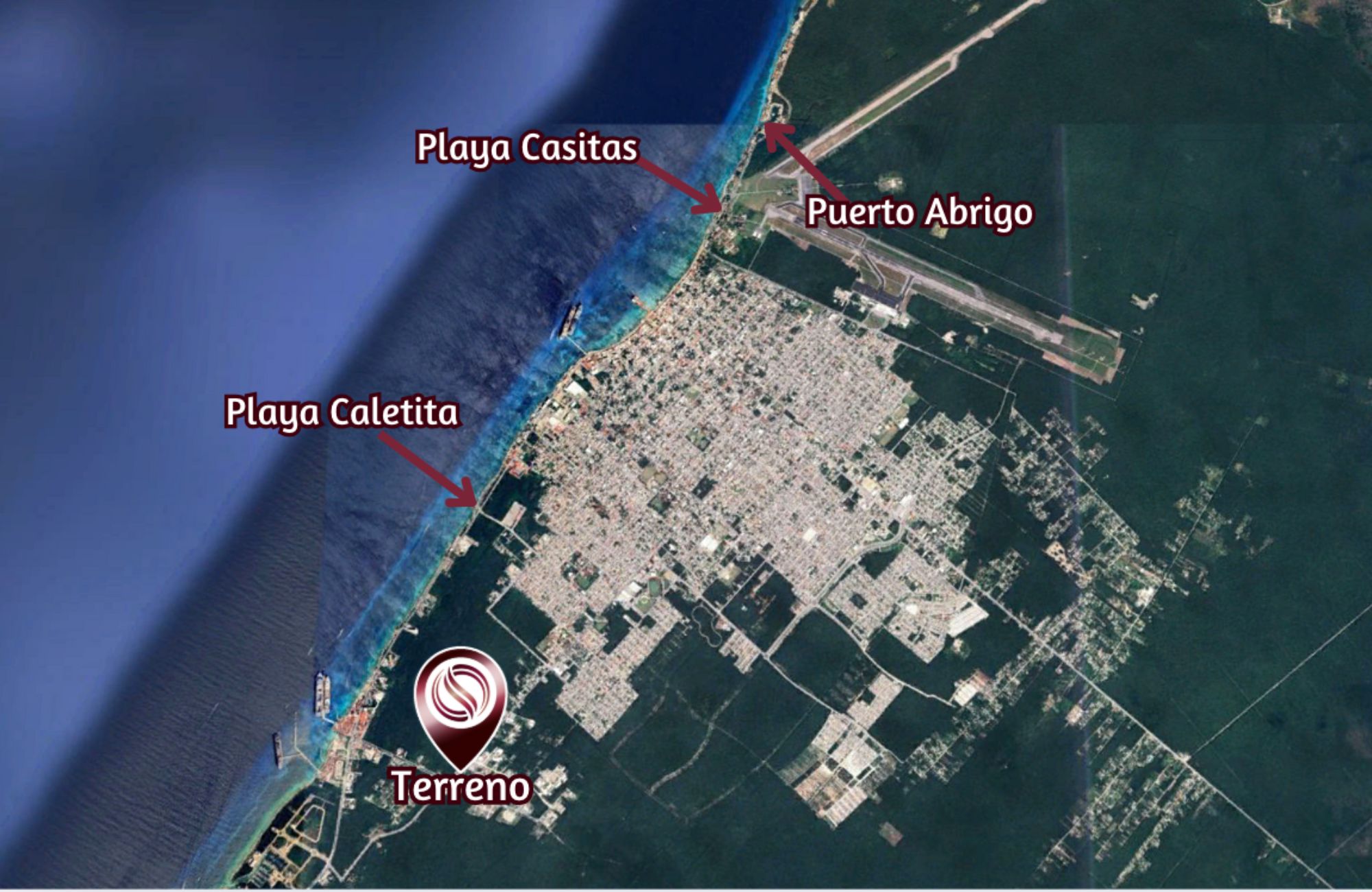 Terreno uso de suelo comercial, en venta 65 Avenida, Cozumel