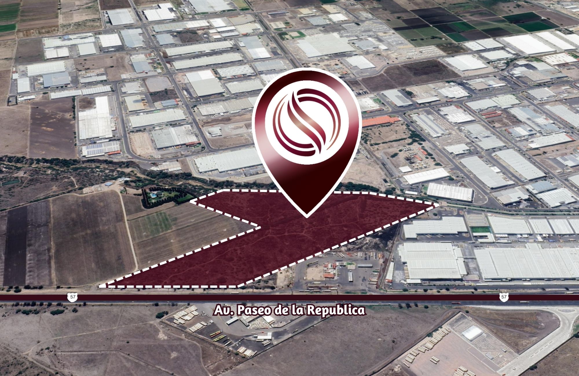21 Hect&aacute;reas uso de suelo industrial, sobre carretera 57, en venta, Quer&eacute;taro