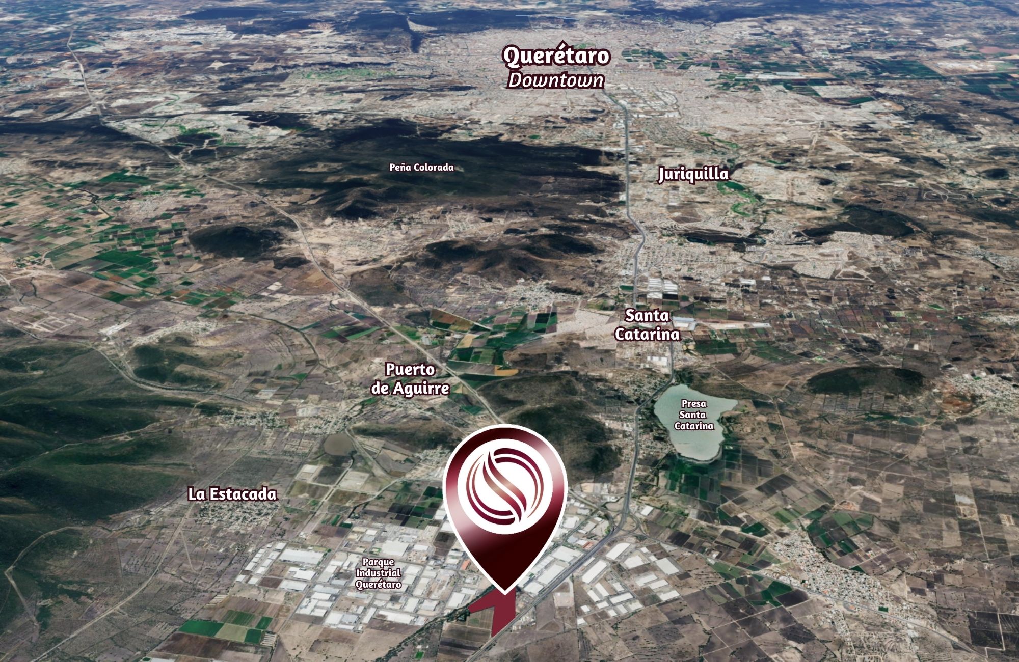 21 Hect&aacute;reas uso de suelo industrial, sobre carretera 57, en venta, Quer&eacute;taro