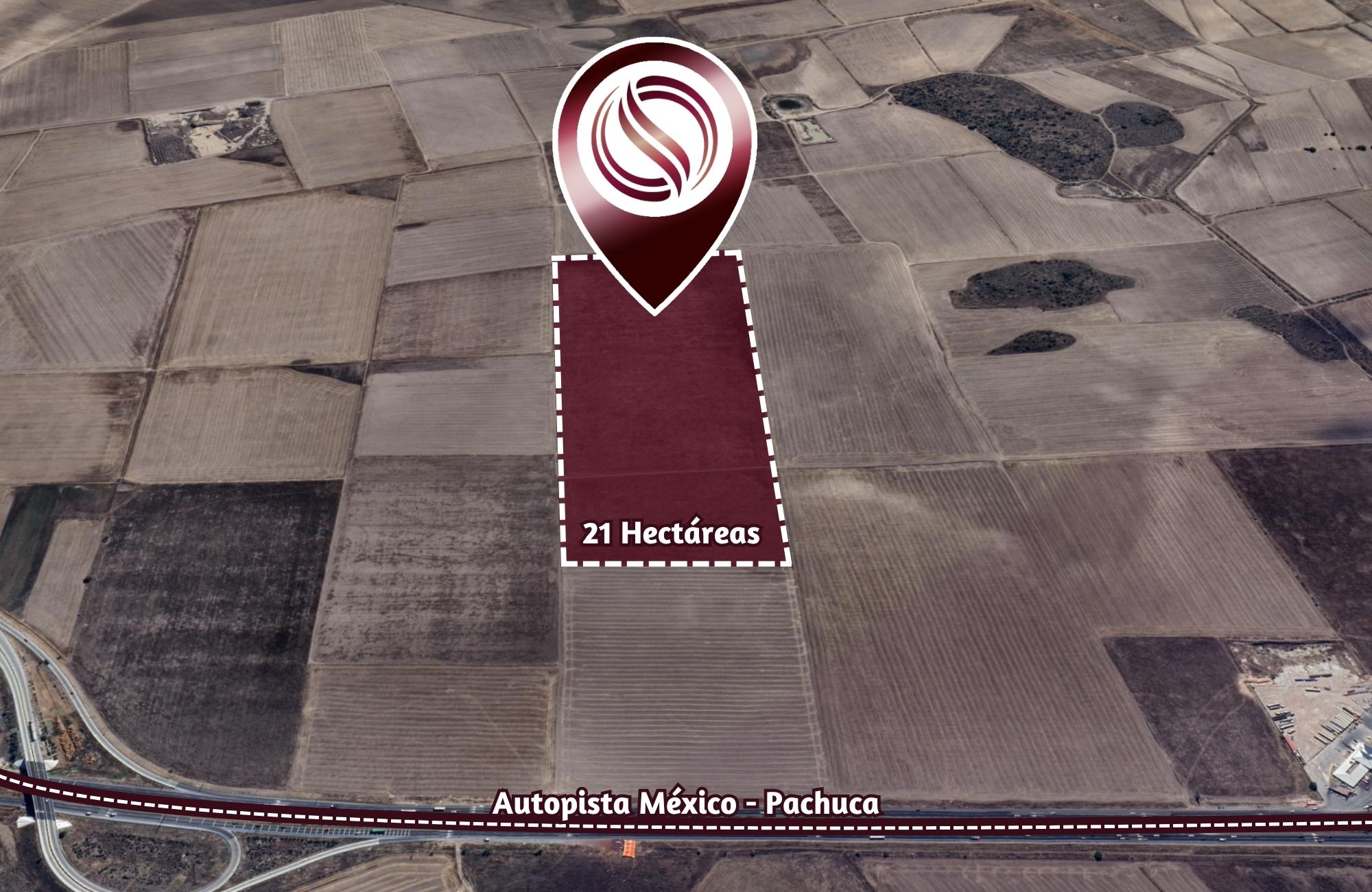 21 Hectareas, uso de suelo Industrial, en venta Tolcayuca, Hidalgo.