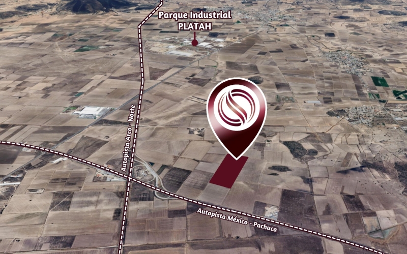 21 Hectareas, uso de suelo Industrial, en venta Tolcayuca, Hidalgo.