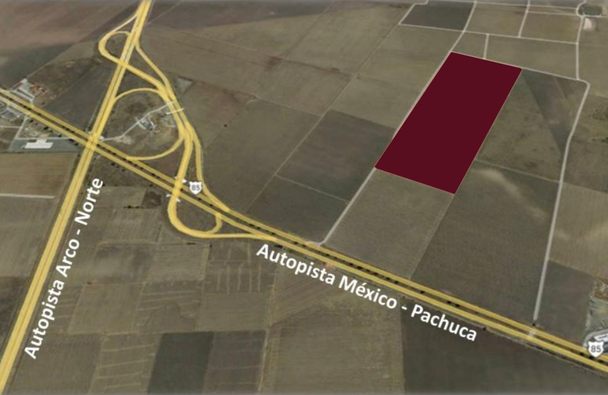 21 Hectareas, uso de suelo Industrial, en venta Tolcayuca, Hidalgo.