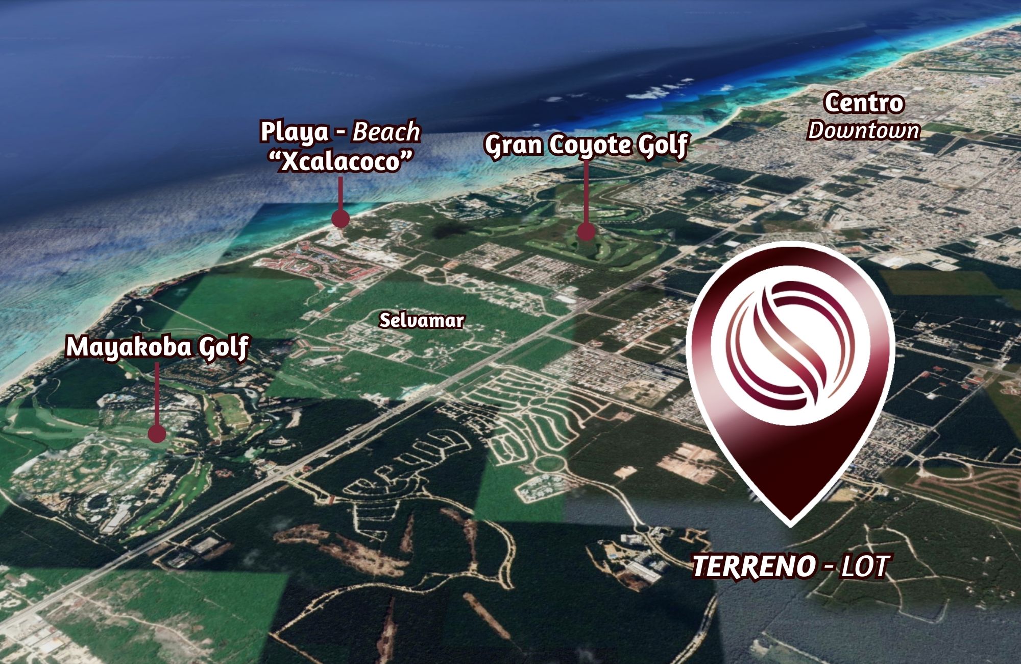 Macrolote, dentro de residencial, en venta, Ciudad Mayakoba, Playa del Carmen