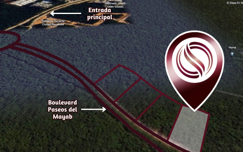 Lote dentro de residencial, en venta, Ciudad Mayakoba, Playa del Carmen
