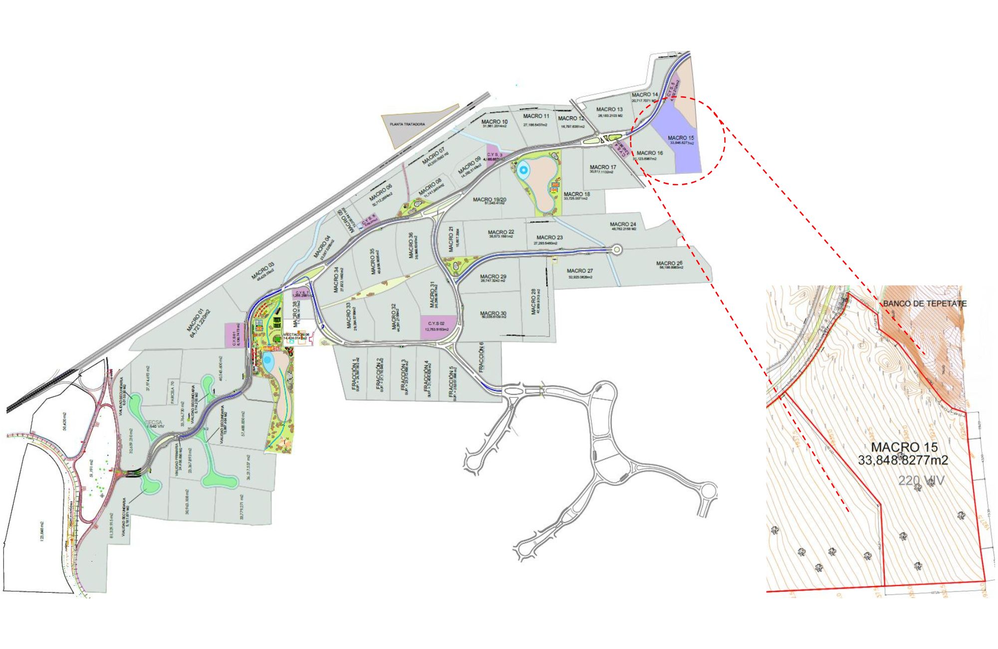 Macrolote multifamiliar dentro de residencial privado, en venta, El Marqu&eacute;s