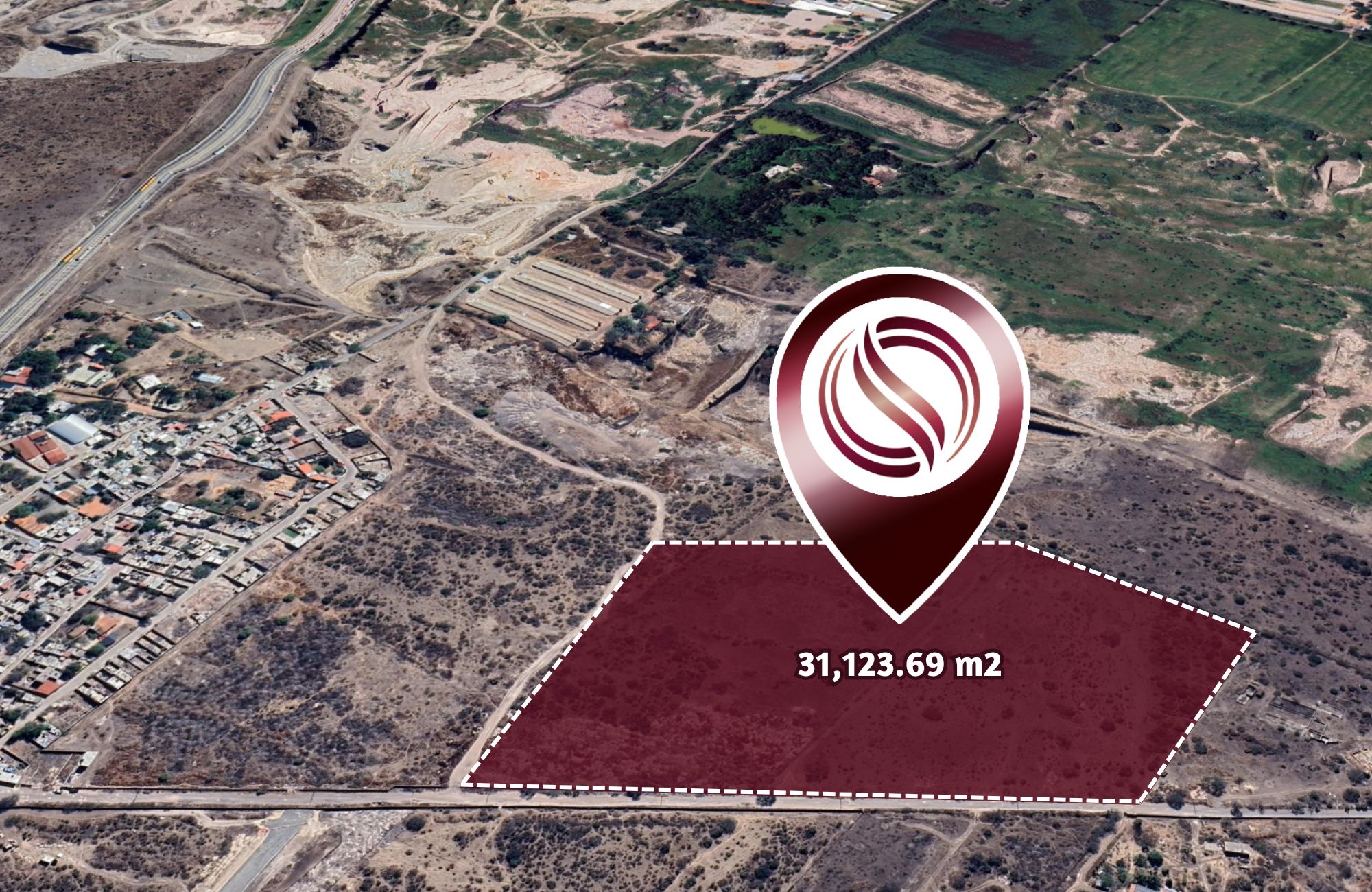 Macrolote de&nbsp; 23,588 m2 en comunidad cerrada, en venta, El Marqu&eacute;s, Quer&eacute;taro