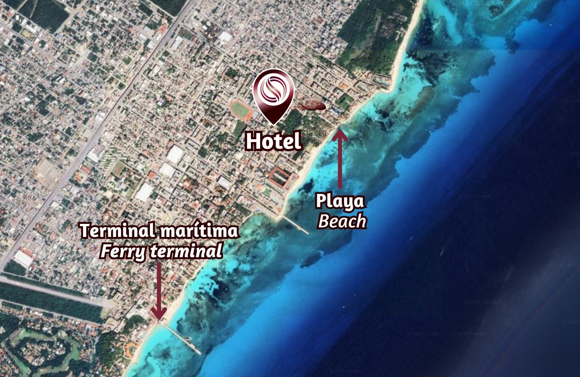 Hotel boutique cerca de la playa, 2 albercas, 5ta ave. Playa del Carmen&nbsp;