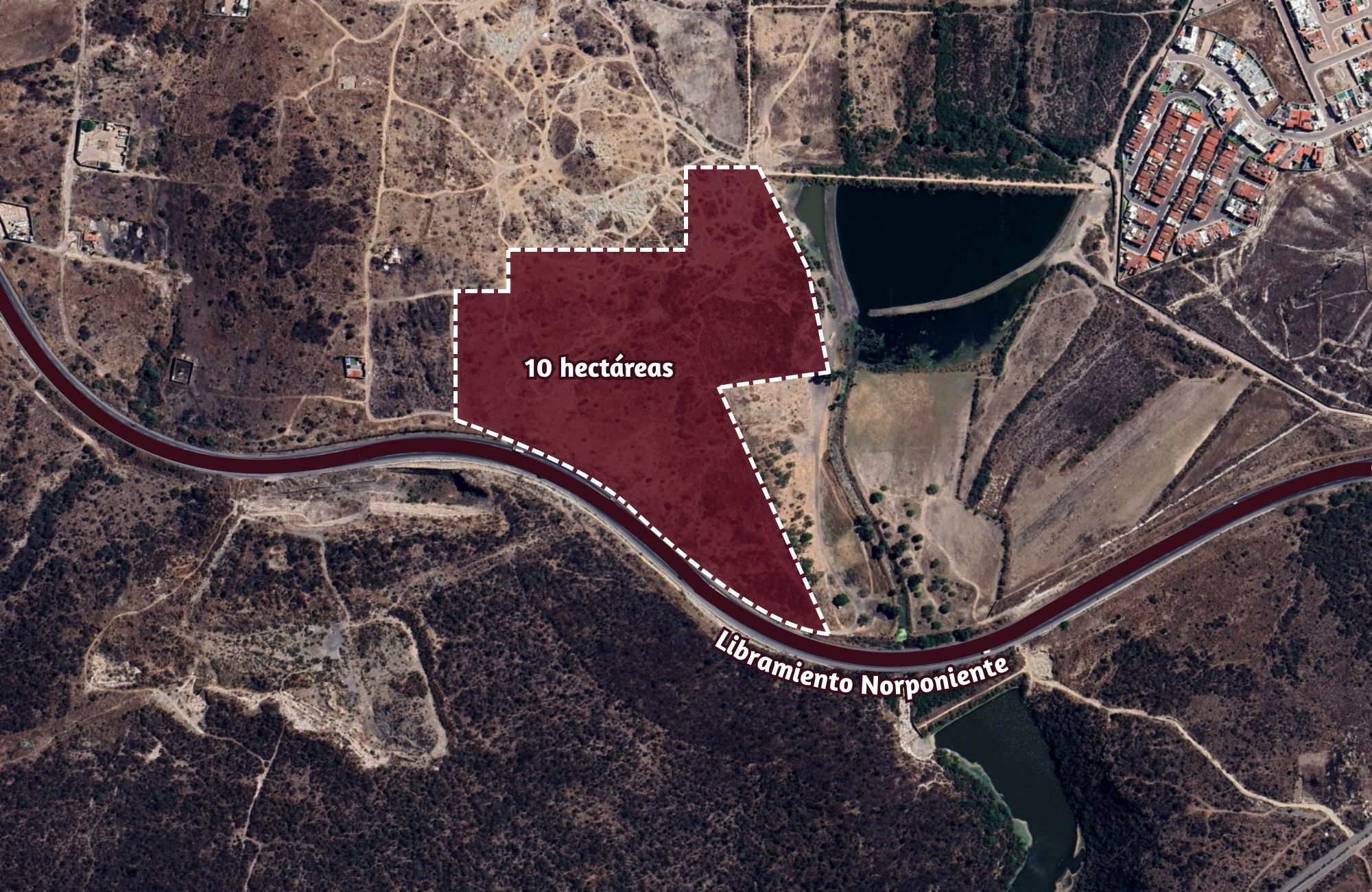 Lote comercial 10 ha Frente al Libramiento Norponiente, Juriquilla, Queretaro