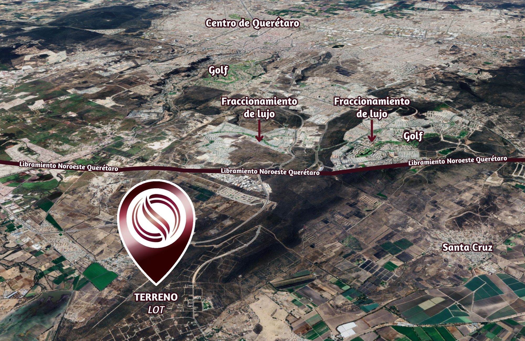 Lote multifamiliar en comunidad de lujo con golf, venta, El Marqu&eacute;s, Quer&eacute;taro