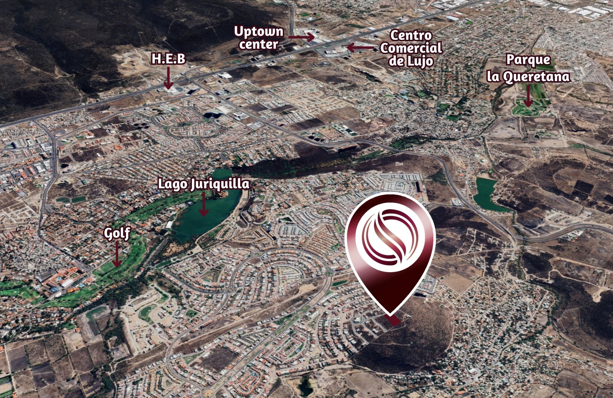 Macrolote uso mixto de 2,408 m2 en venta, en la entrada de Juriquilla.