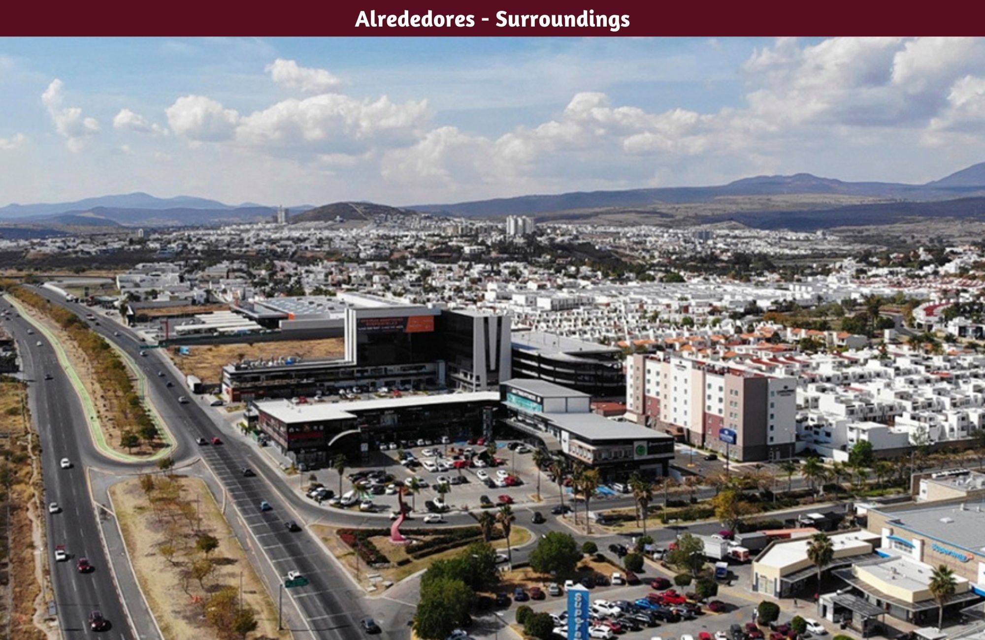 Macrolote uso mixto de 2,408 m2 en venta, en la entrada de Juriquilla.