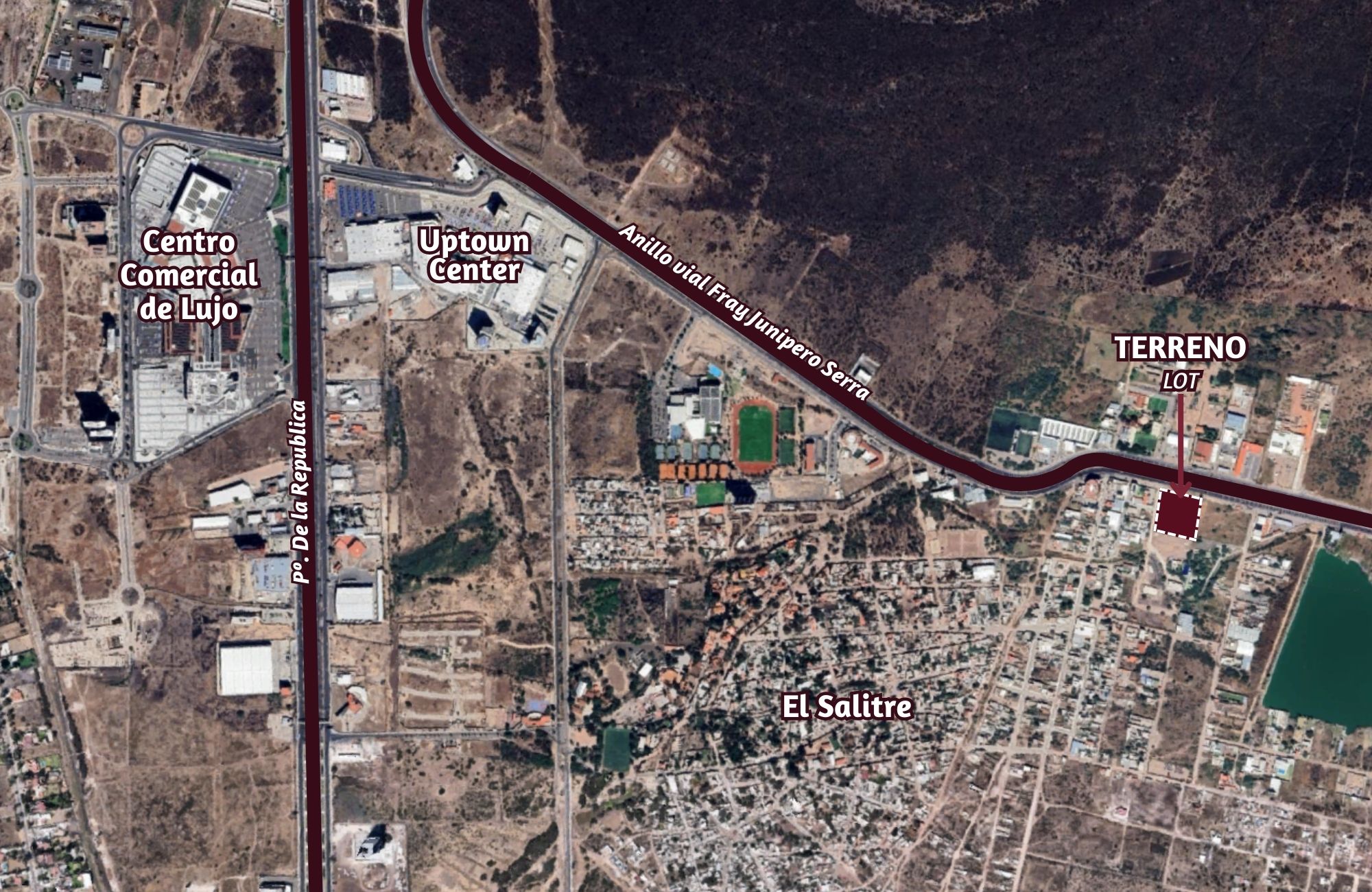 Macrolote comercial cerca de centro comercial de lujo, El Salitre, Quer&eacute;taro